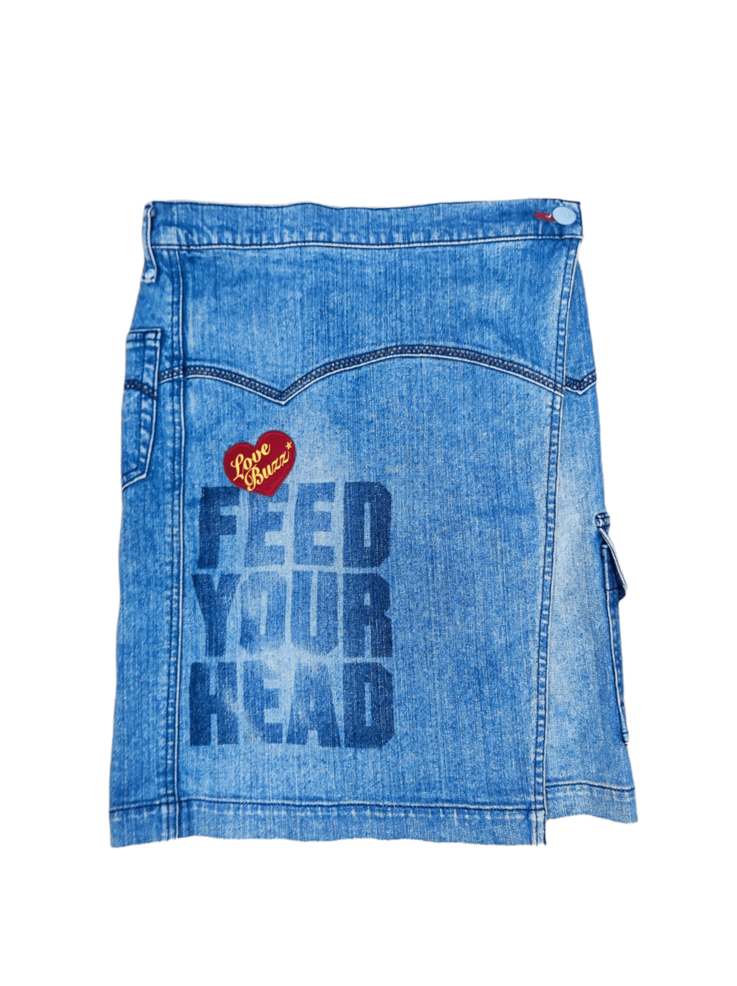 Hysteric Glamour × Vintage Hysteric Glamour Hysteric Glamour “Feed Your Head” Skirt Size 30" / US 8 / IT 44 - 4 Thumbnail