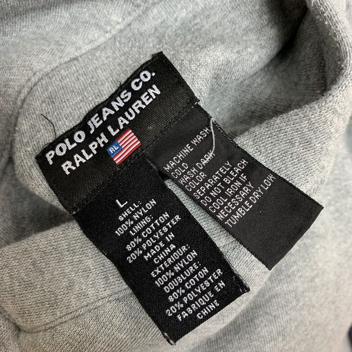 90s RALPH LAUREN Spellout Revisible nylon jacket - aditya