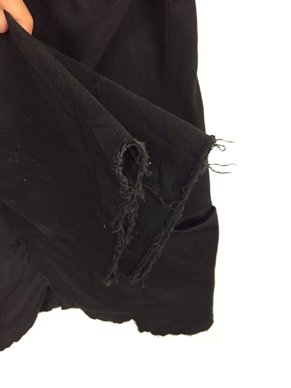 Yohji Yamamoto Yohji Yamamoto Distressed Women Blazer Size S / US 4 / IT 40 - 2 Thumbnail