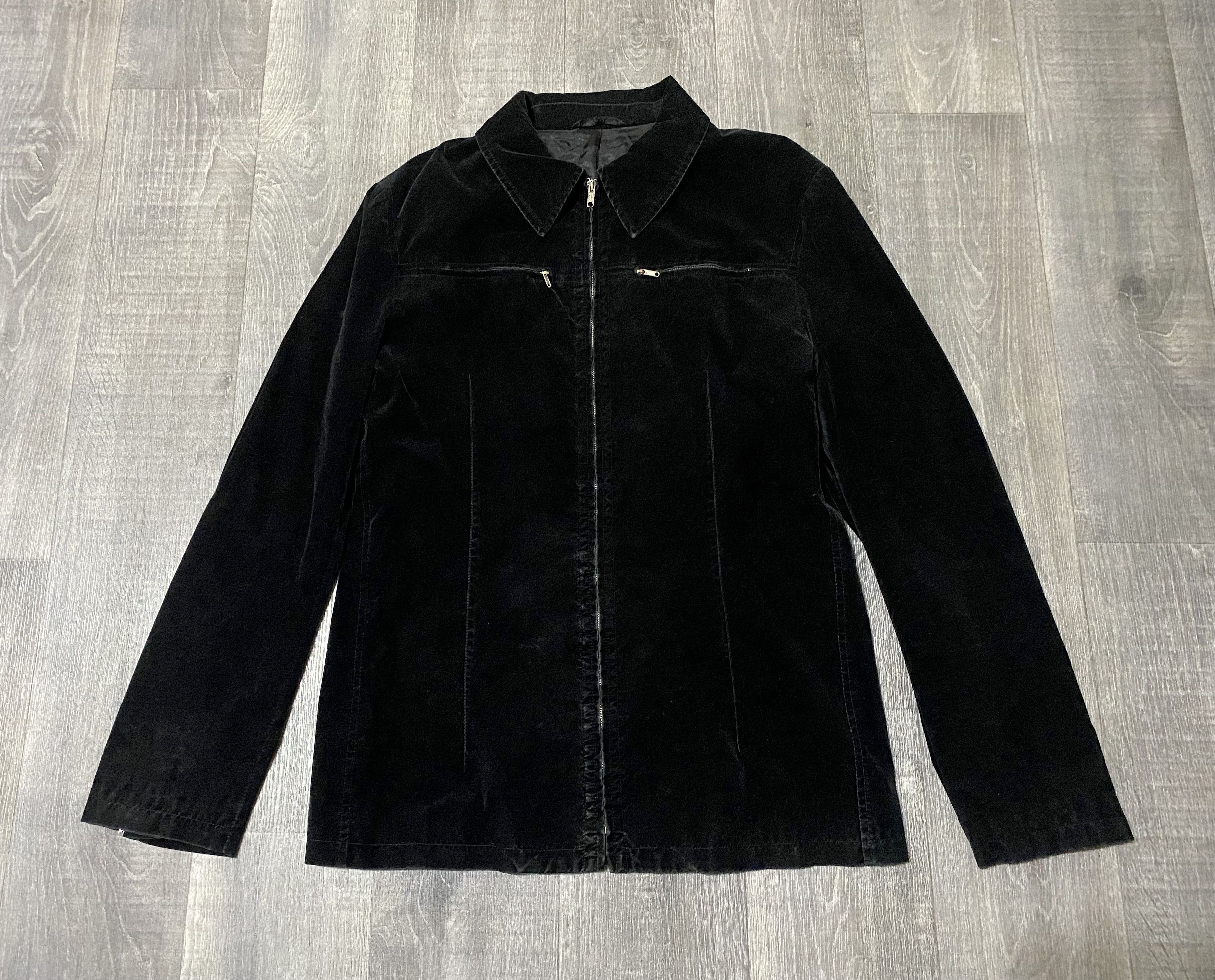 Costume National Costume National Homme Black Velour Light Jacket Bomber Size US M / EU 48-50 / 2 - 3 Thumbnail