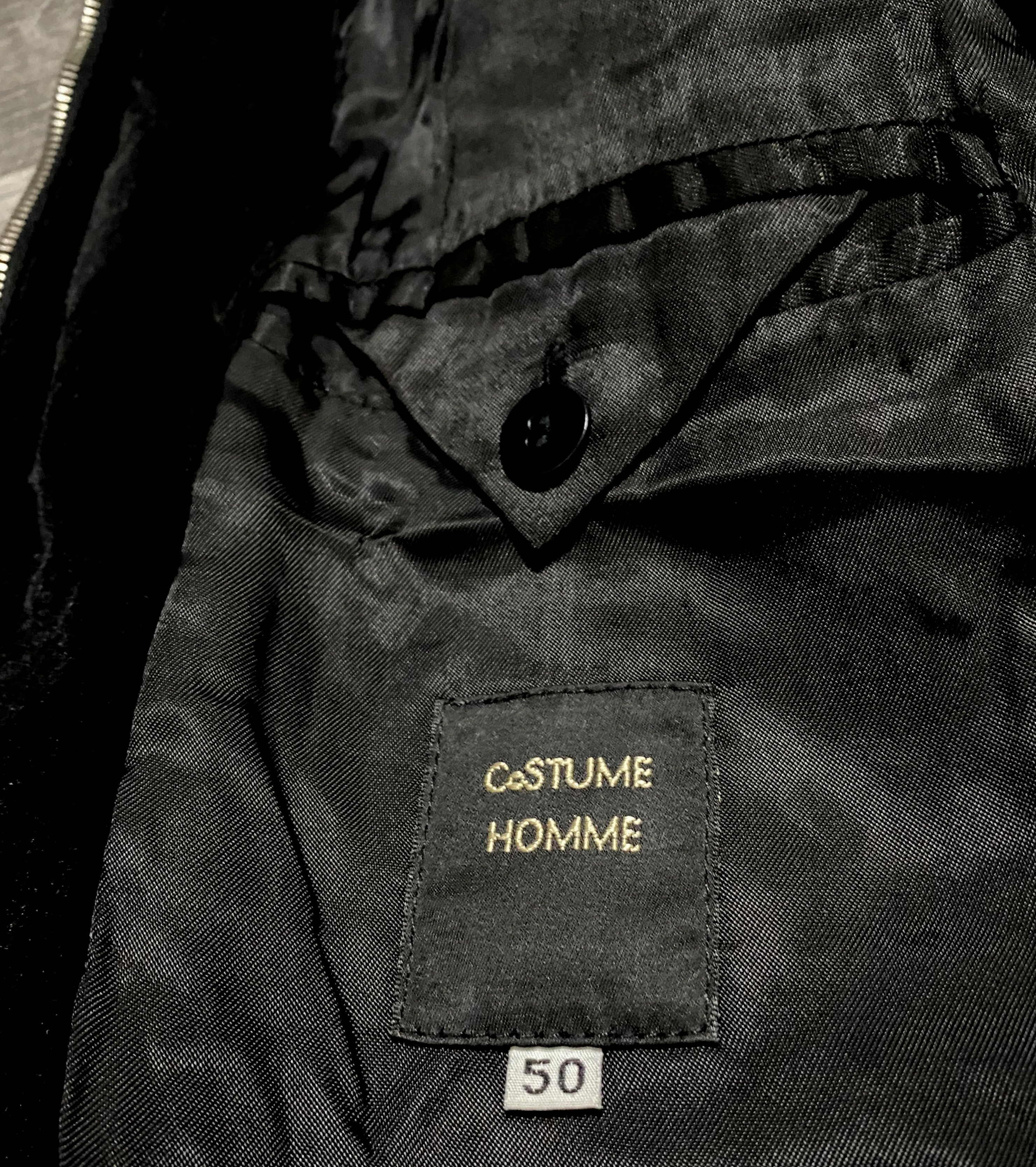 Costume National Costume National Homme Black Velour Light Jacket Bomber Size US M / EU 48-50 / 2 - 14 Thumbnail