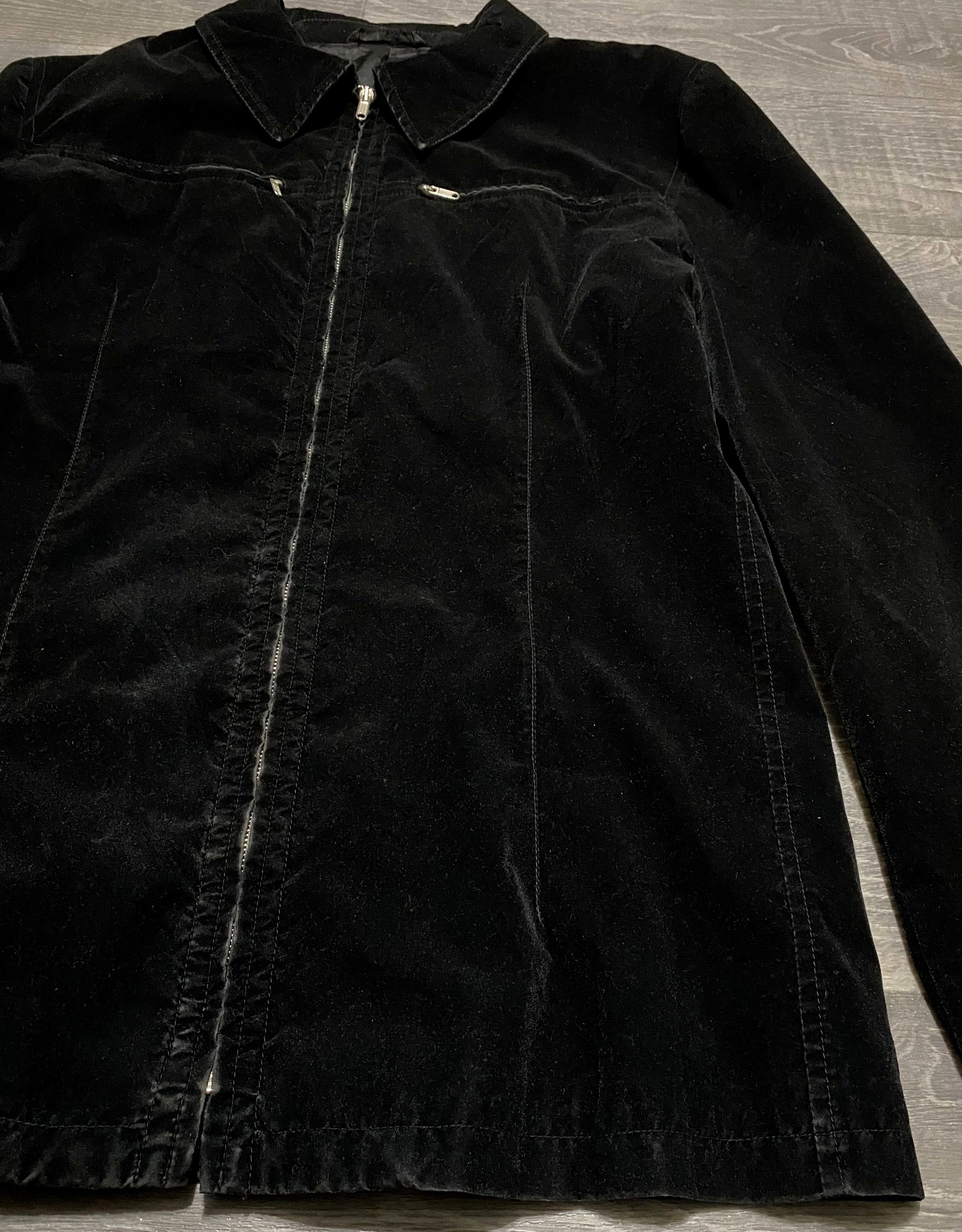 Costume National Costume National Homme Black Velour Light Jacket Bomber Size US M / EU 48-50 / 2 - 4 Thumbnail