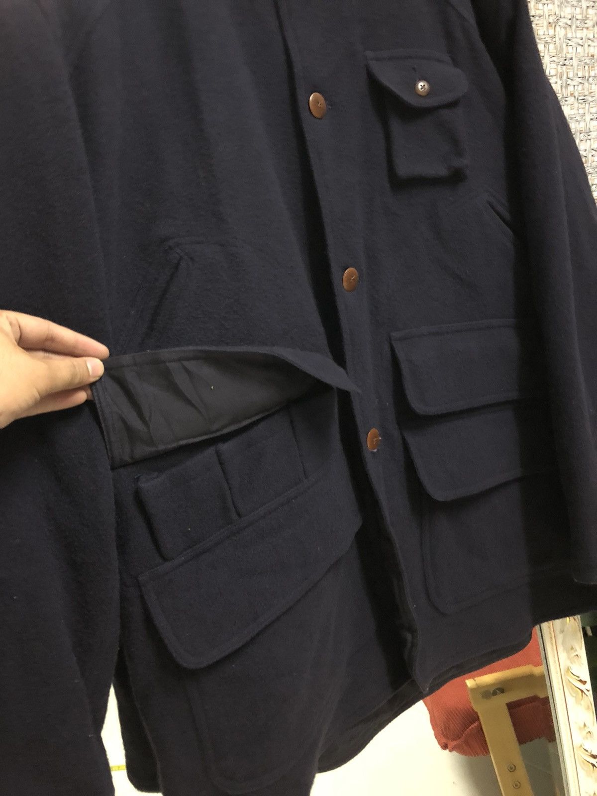 Polo Ralph Lauren Vintage Polo Ralph Lauren 7 Pocket Wool Jacket Blazer Size US L / EU 52-54 / 3 - 2 Thumbnail