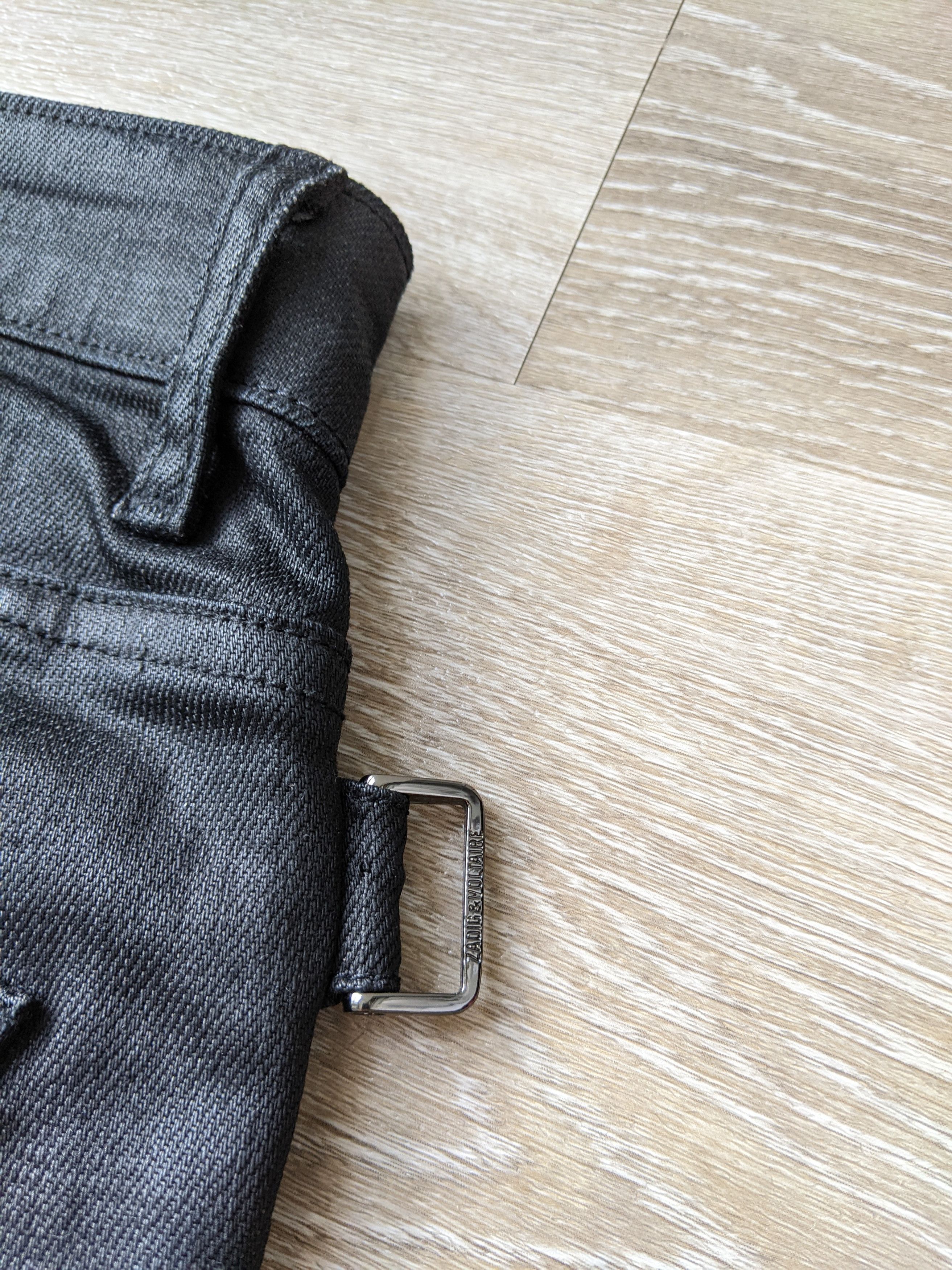 Zadig & Voltaire Zadig & Voltaire darkside noir denim jeans Size US 29 - 6 Thumbnail