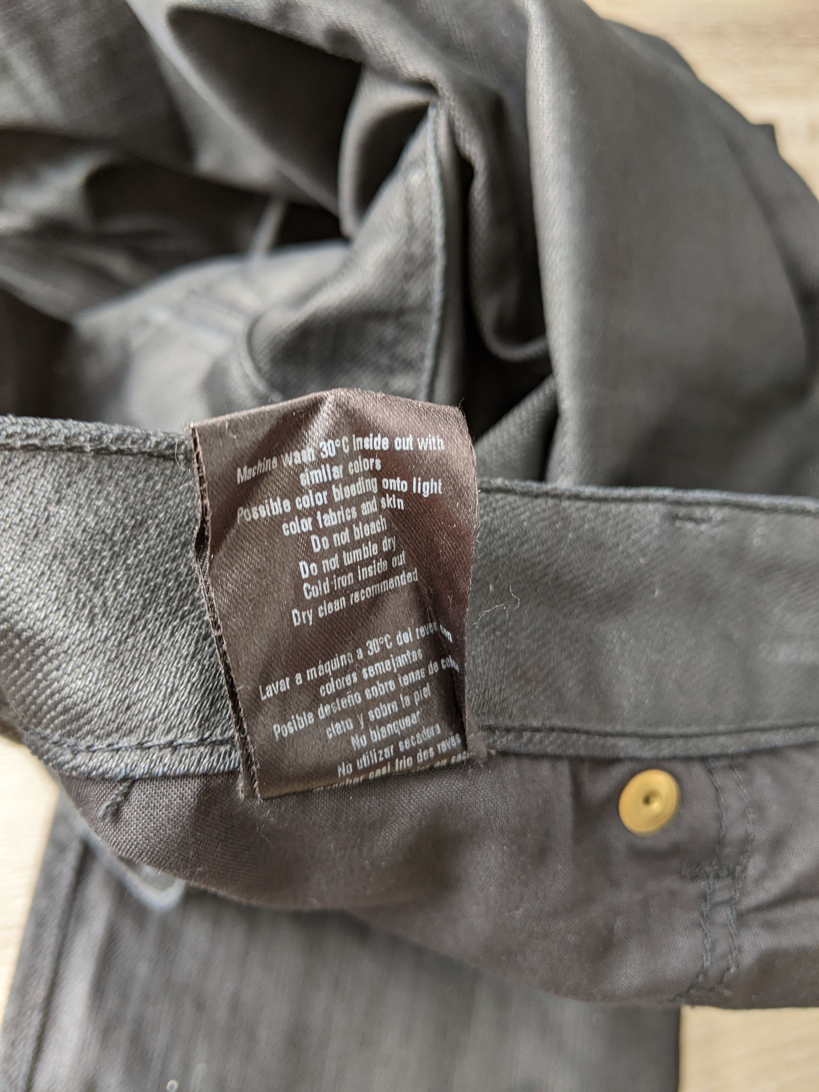Zadig & Voltaire Zadig & Voltaire darkside noir denim jeans Size US 29 - 12 Thumbnail