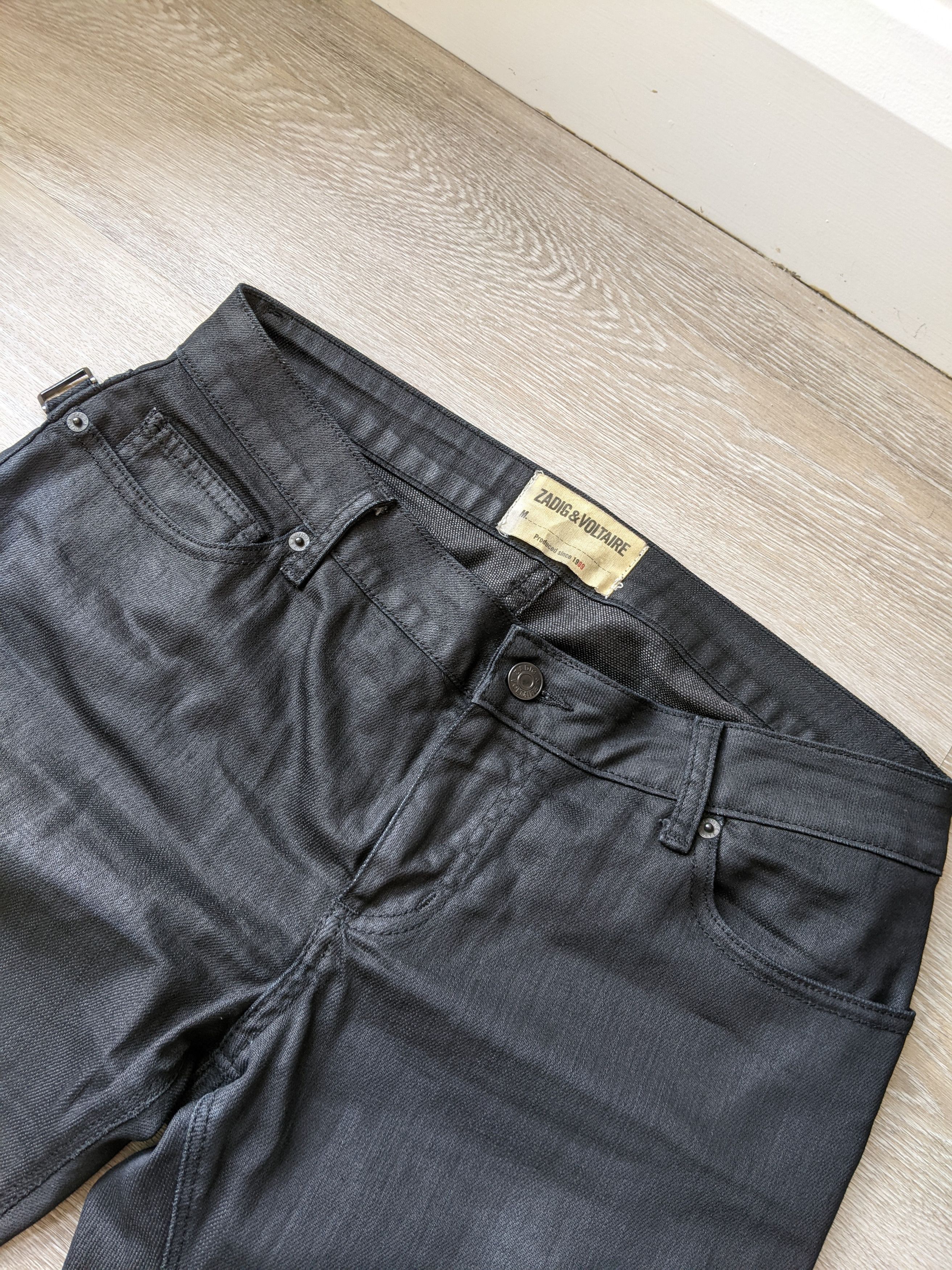 Zadig & Voltaire Zadig & Voltaire darkside noir denim jeans Size US 29 - 7 Thumbnail