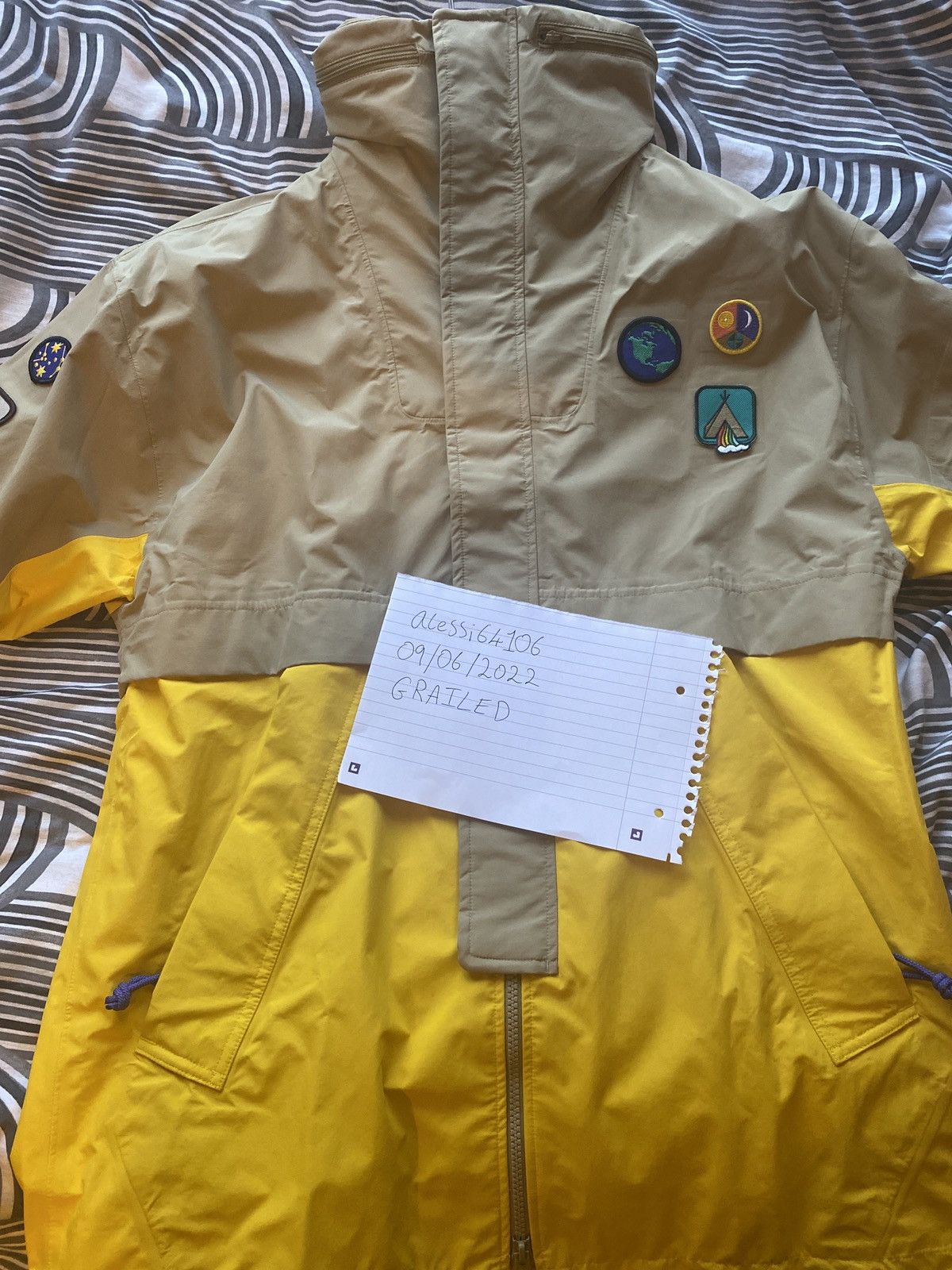 Men's adidas originals pharrell williams hu hiking 3-layer jacket hotsell