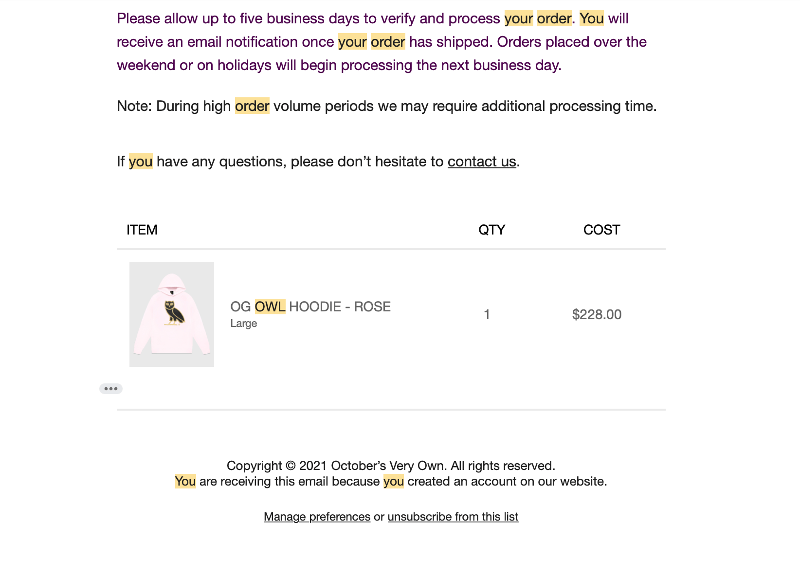 Drake PINK OVO OG OWL HOODIE BRAND NEW - XXXL 3XL Size US XXL / EU 58 / 5 - 5 Thumbnail