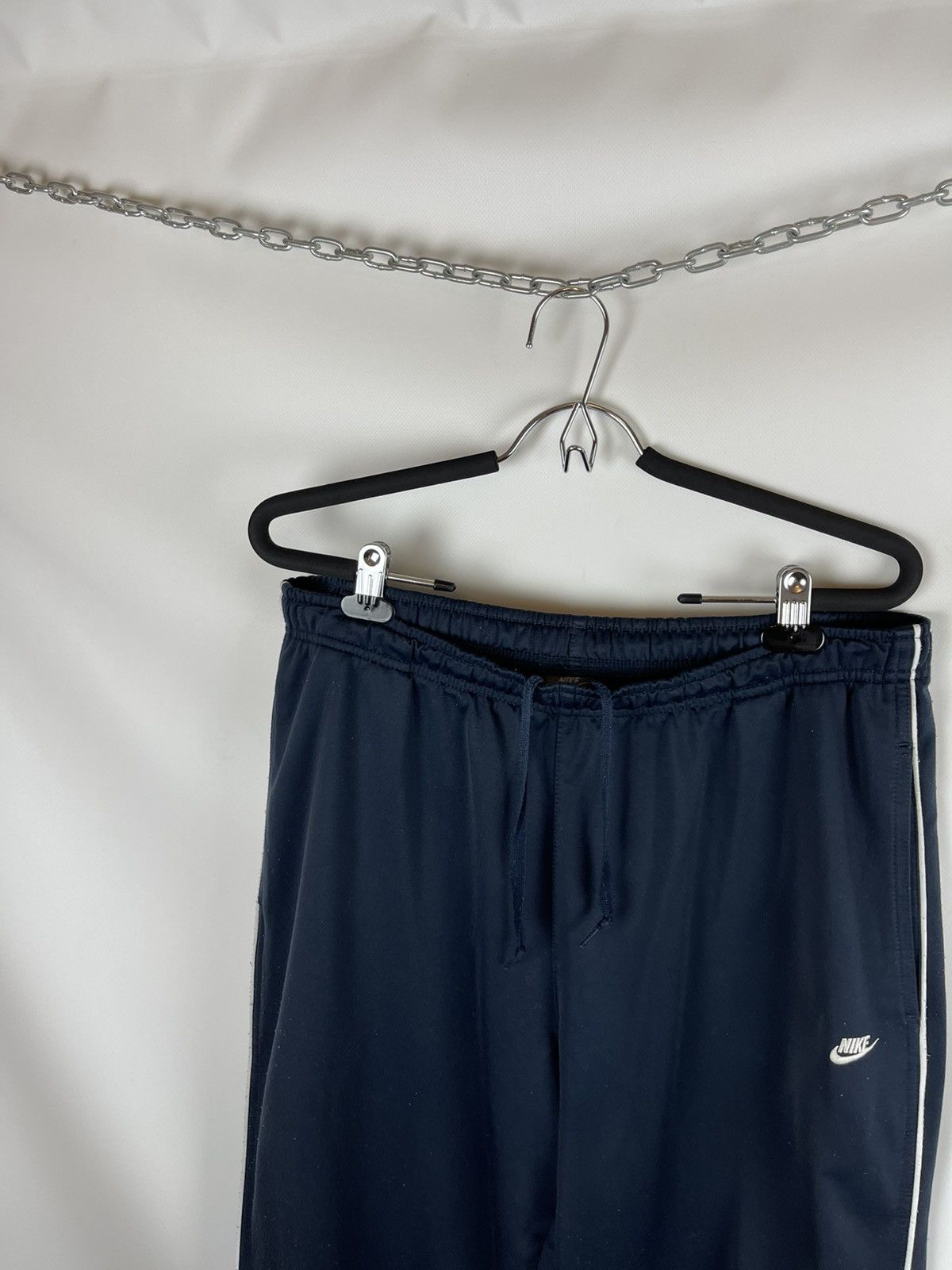 Nike × Vintage Nike Vintage y2k embroidered logo swoosh track pants Size US 38 / EU 54 - 2 Thumbnail
