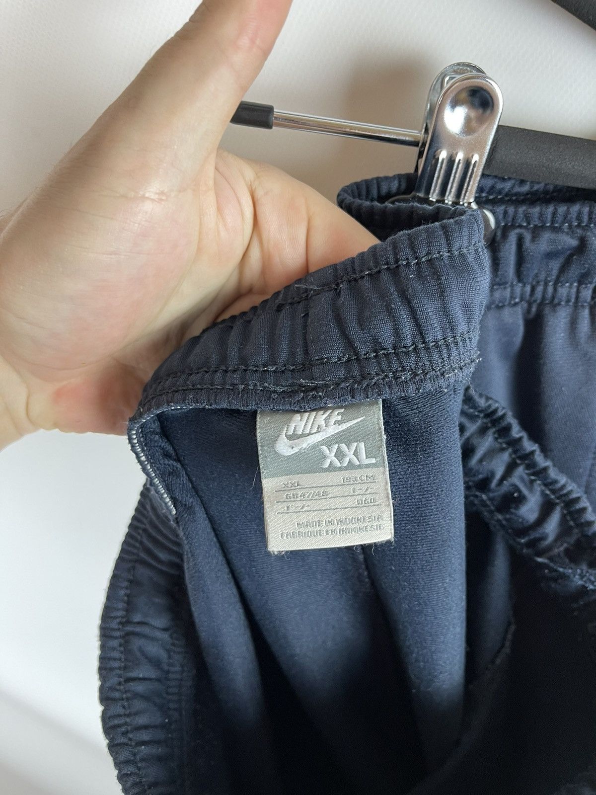 Nike × Vintage Nike Vintage y2k embroidered logo swoosh track pants Size US 38 / EU 54 - 9 Thumbnail