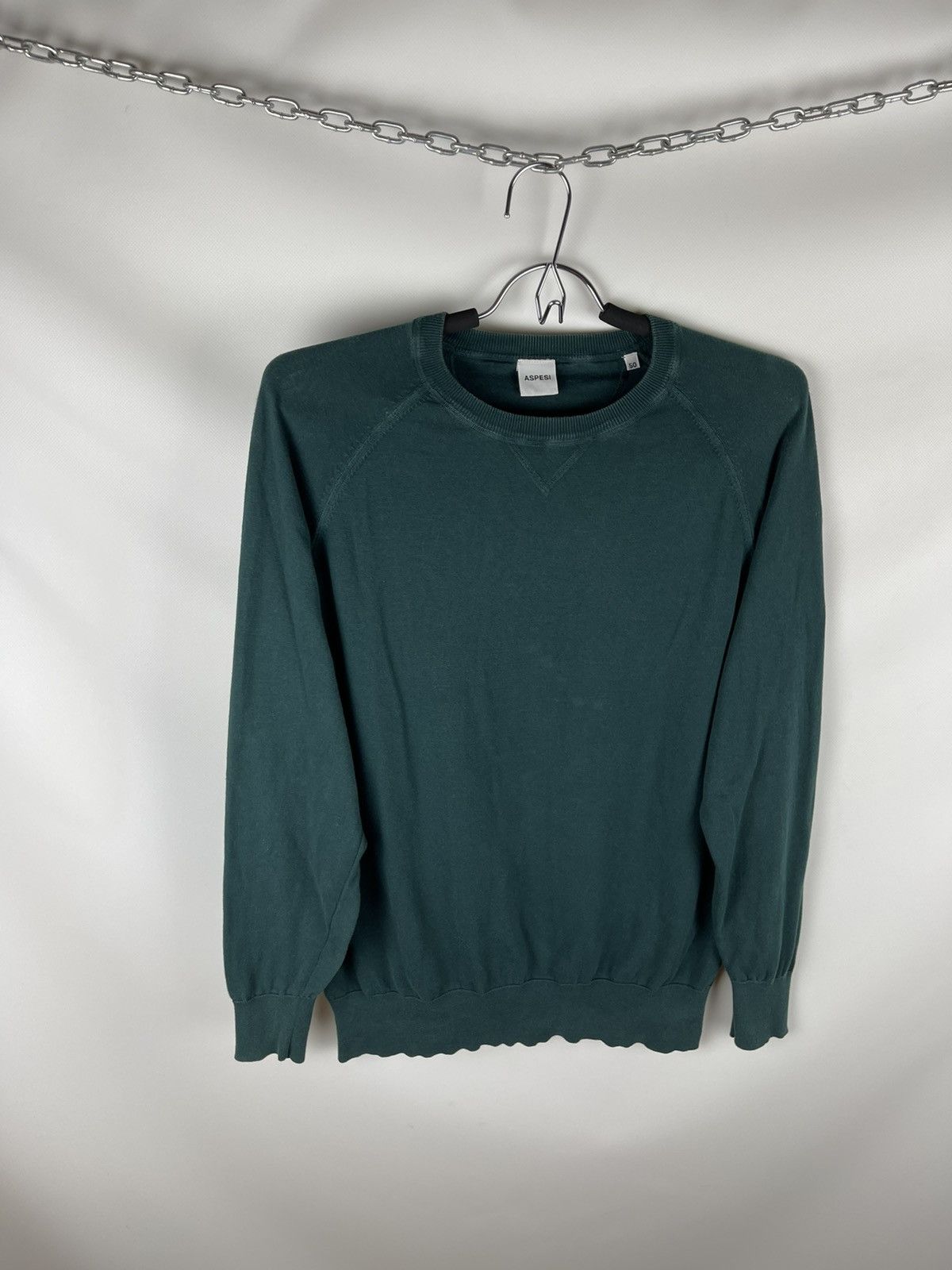 Aspesi Aspesi vintage green cotton sweatshirt sweater Size US M / EU 48-50 / 2 - 3 Thumbnail