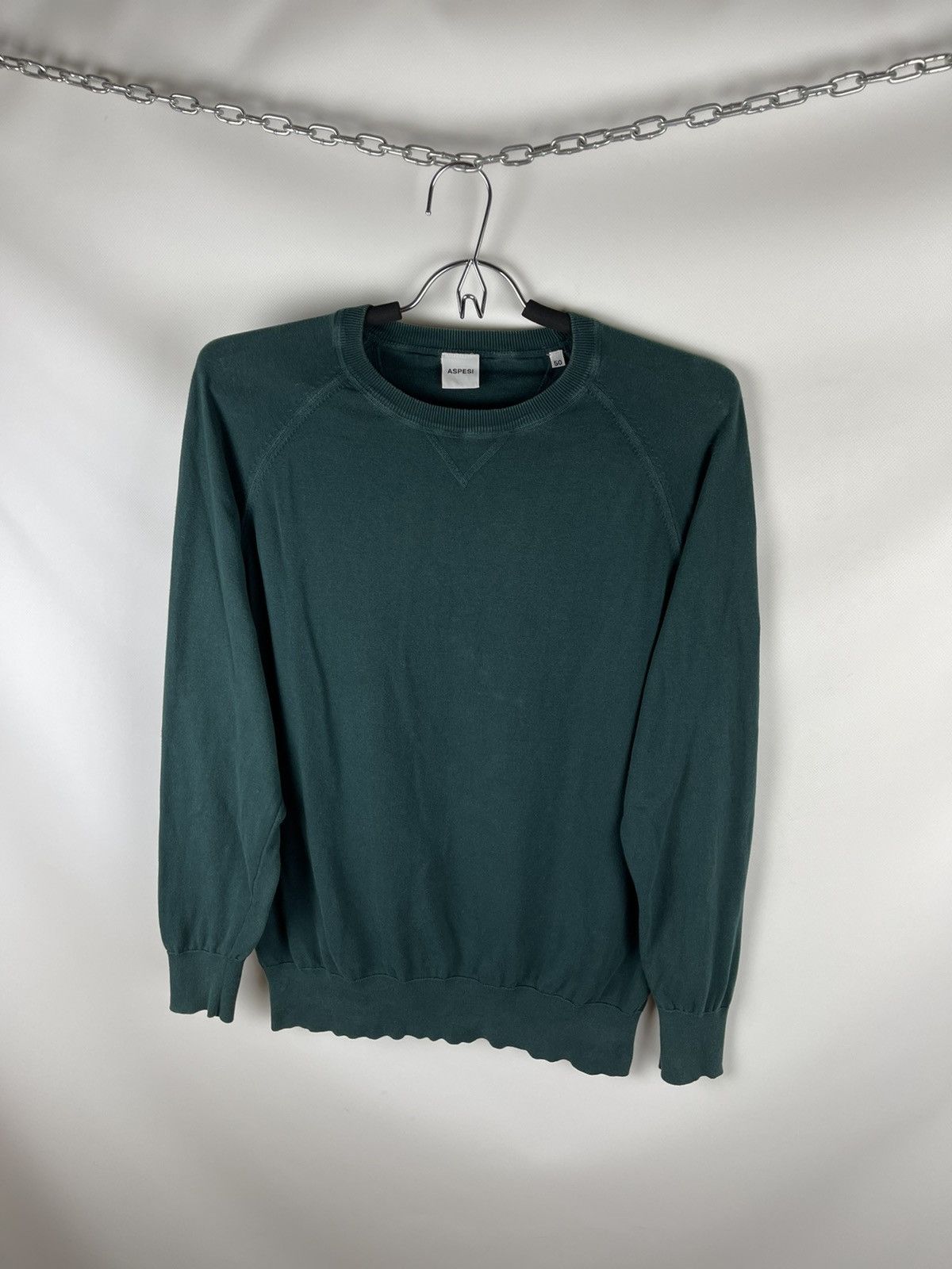 Aspesi Aspesi vintage green cotton sweatshirt sweater Size US M / EU 48-50 / 2 - 1 Thumbnail