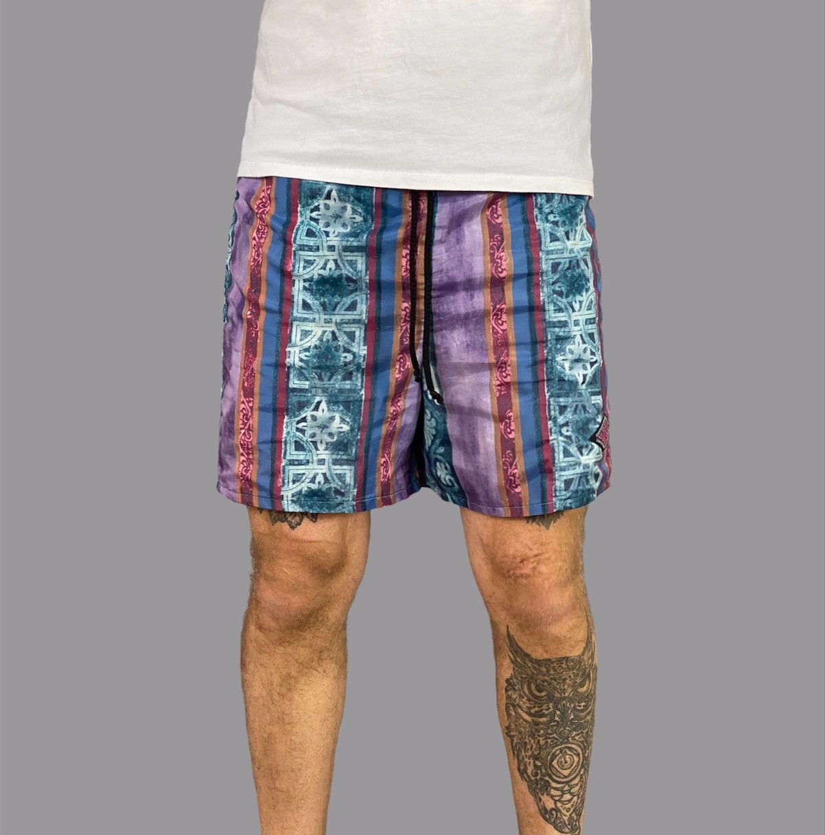 Designer Santo Stefano Vintage Nylon Shorts Size US 38 / EU 54 - 4 Thumbnail