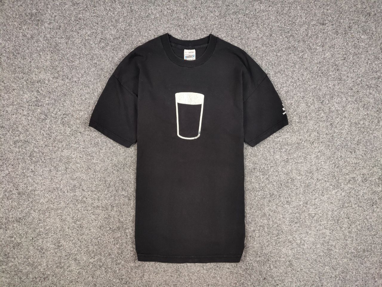 Vintage Vintage 90's Guinness Not Everything In Black&White T shirt Size US XL / EU 56 / 4 - 1 Thumbnail