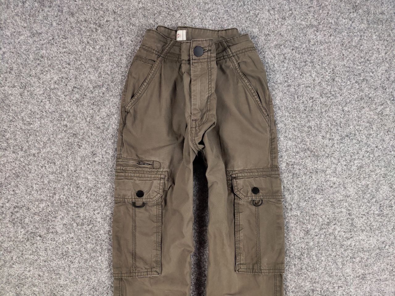 Japanese Brand Vintage Cargo Pants Travis Scott Japan Zip Pocket Olive Size US 34 / EU 50 - 6 Thumbnail