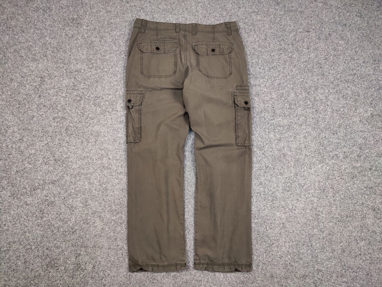 Japanese Brand Vintage Cargo Pants Travis Scott Japan Zip Pocket Olive Size US 34 / EU 50 - 12 Thumbnail