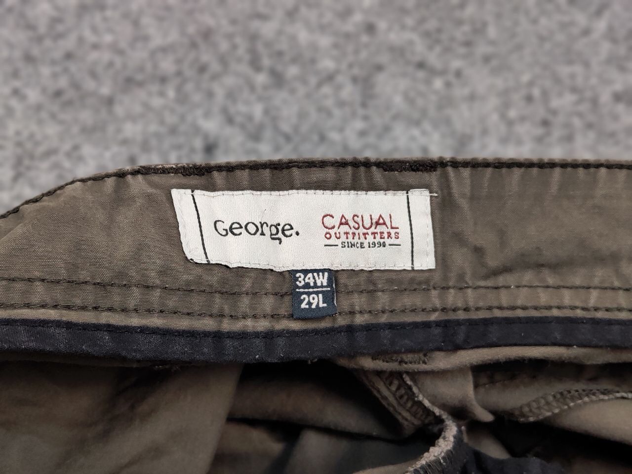 Japanese Brand Vintage Cargo Pants Travis Scott Japan Zip Pocket Olive Size US 34 / EU 50 - 16 Thumbnail