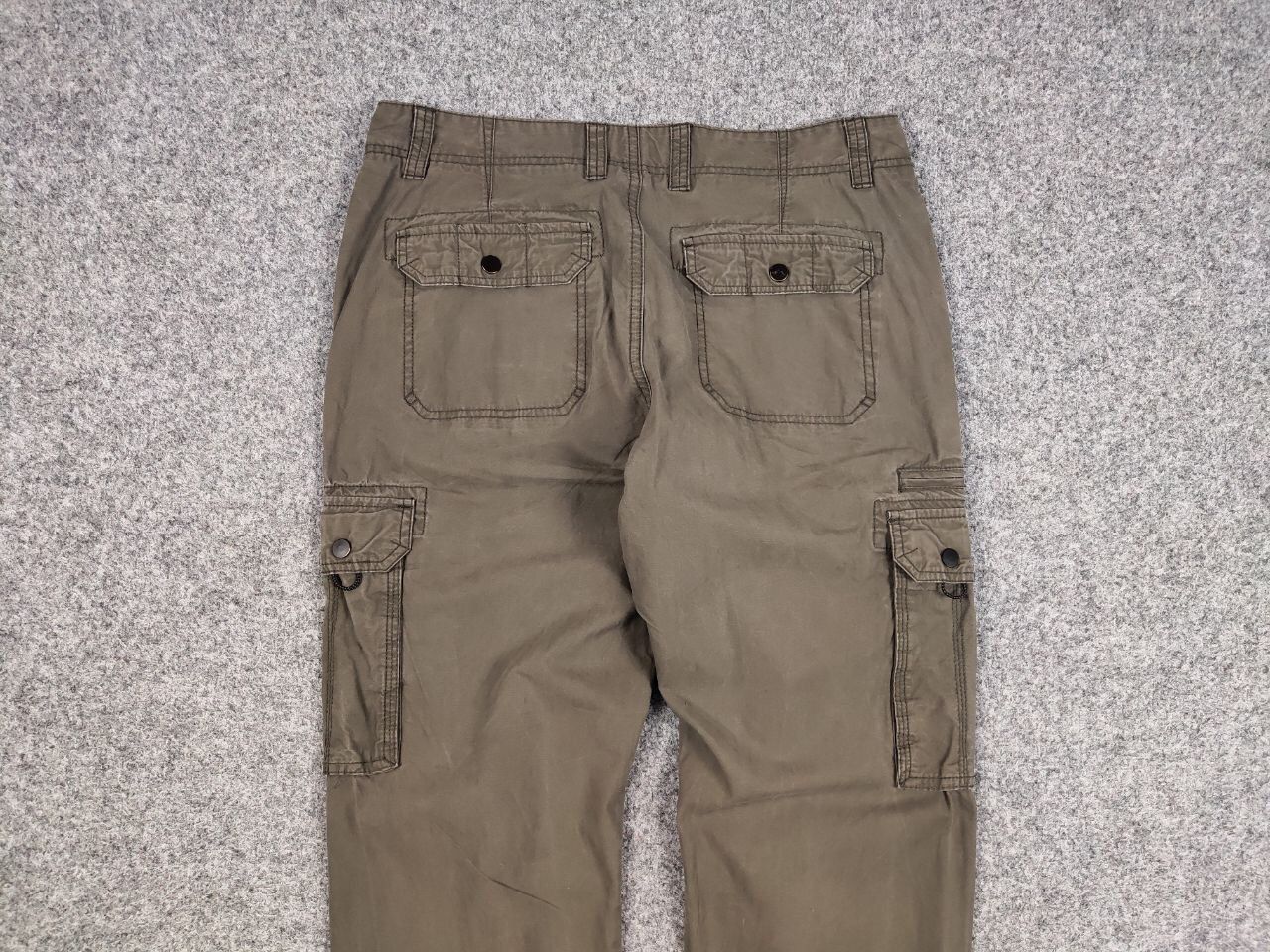 Japanese Brand Vintage Cargo Pants Travis Scott Japan Zip Pocket Olive Size US 34 / EU 50 - 13 Thumbnail