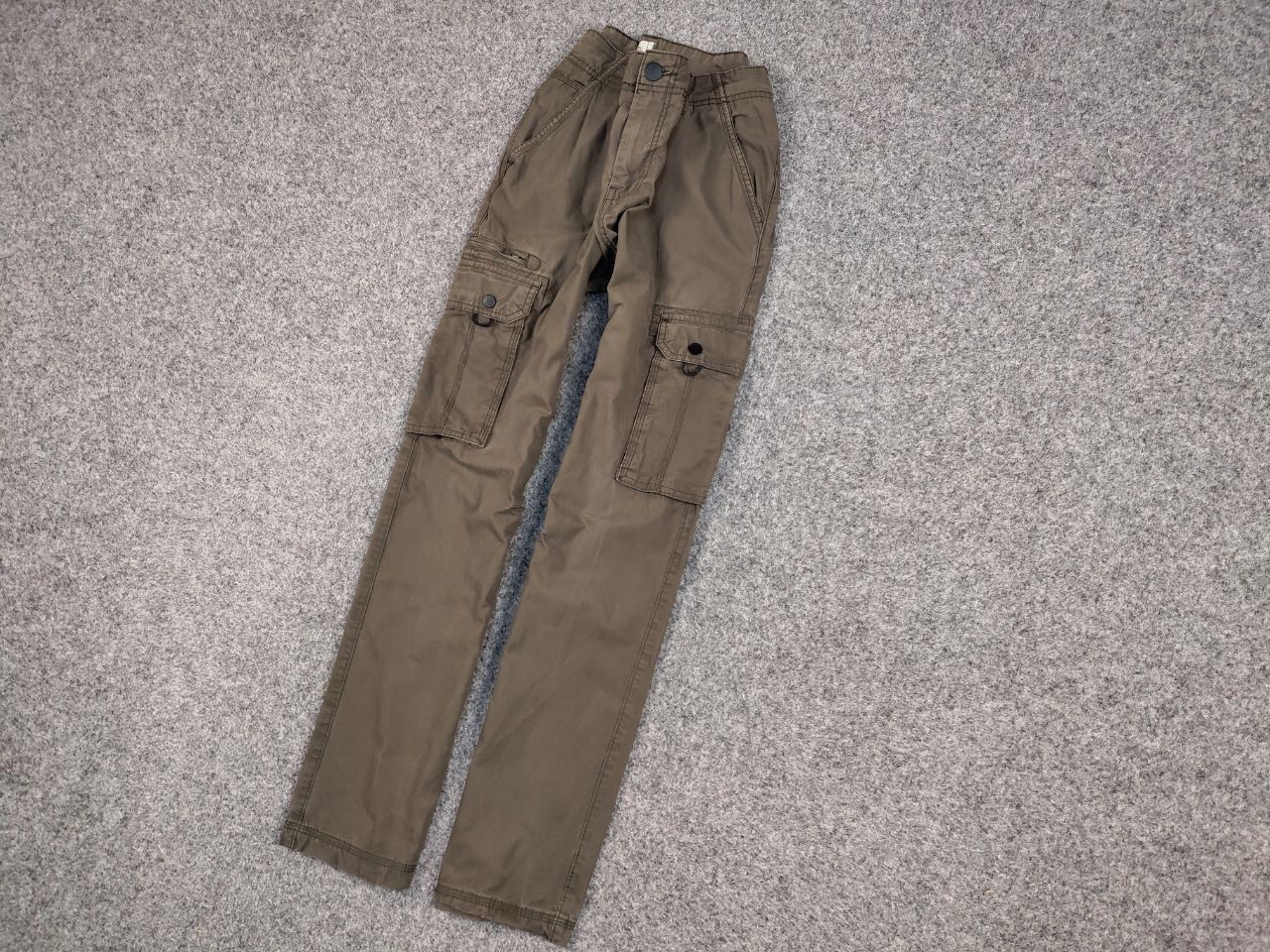 Japanese Brand Vintage Cargo Pants Travis Scott Japan Zip Pocket Olive Size US 34 / EU 50 - 3 Thumbnail