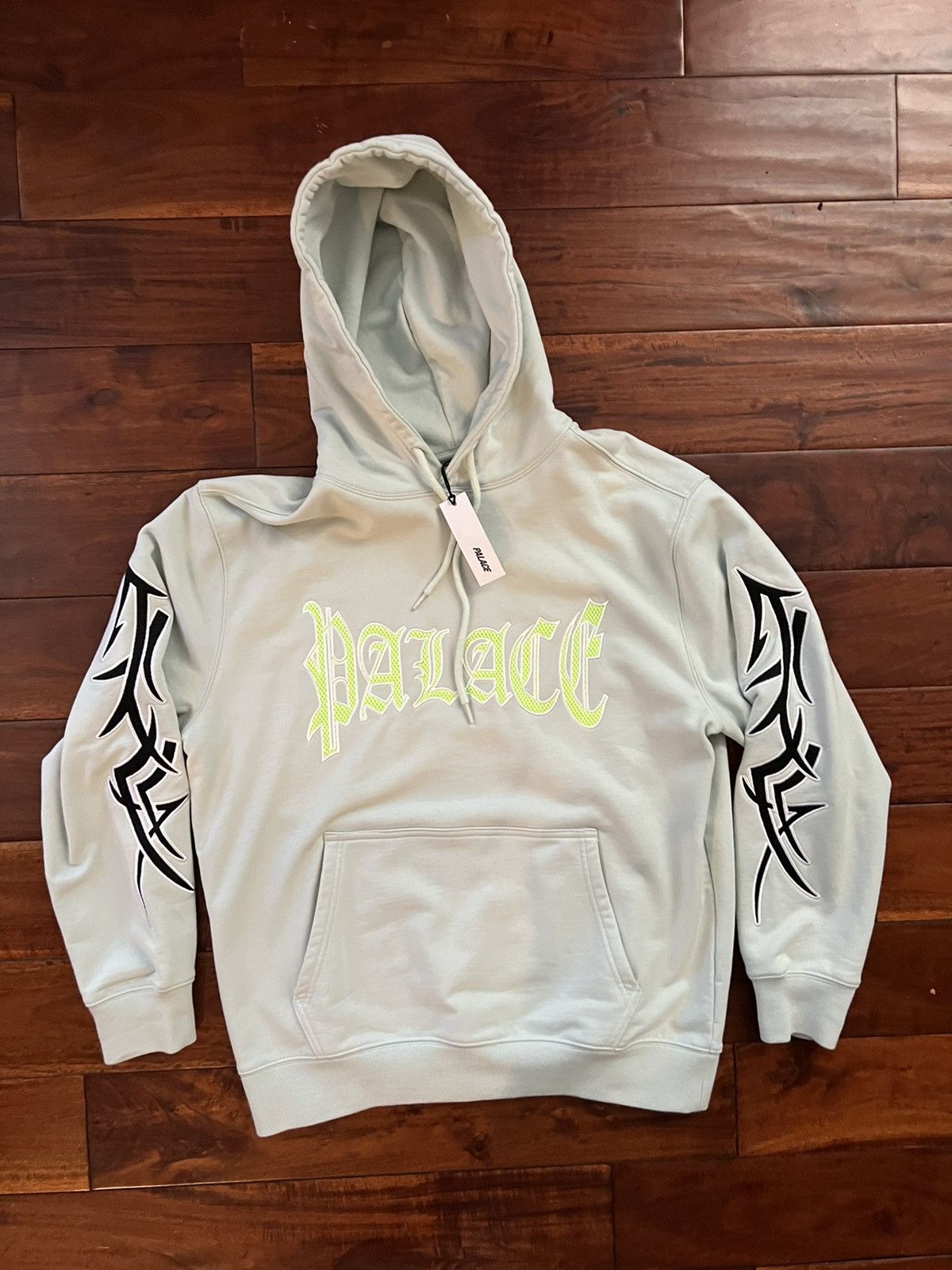 Palace Palace Labyrinth Hood - Ice | Grailed