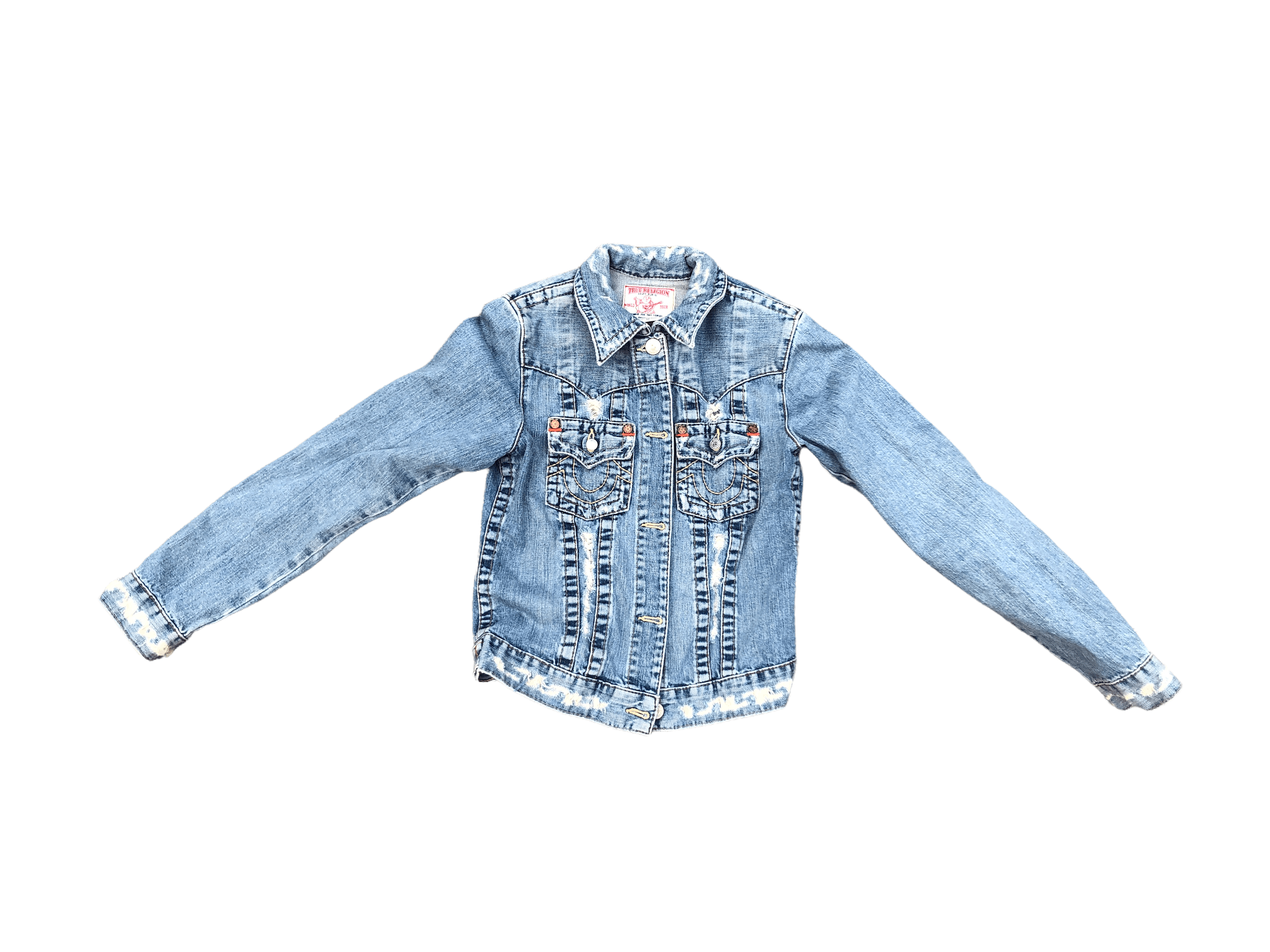 Vintage Denim Cheap True Religion Jackets Vintage True Religion Jean Jacket  JIMMY Medium FITS XS, image size:2400x1800