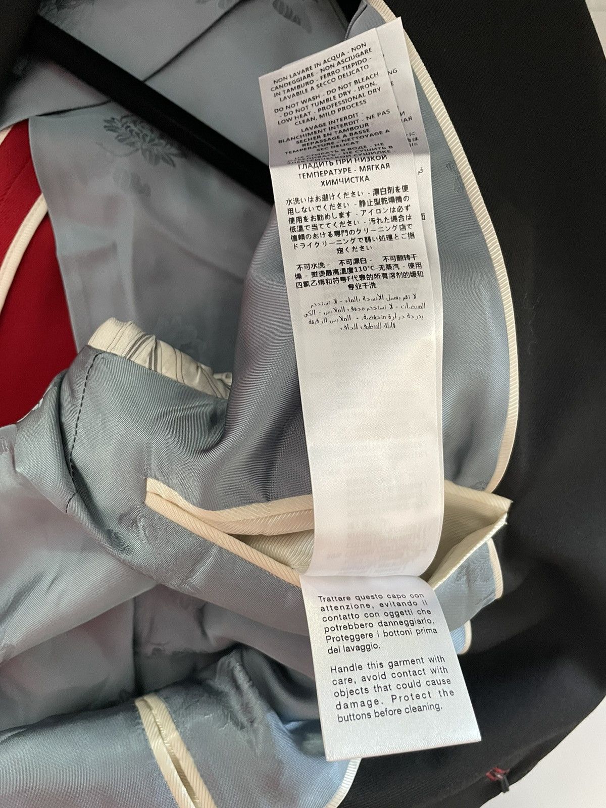 Gucci $4,450 NEW Rare Limited Edition Gucci Band Tux Blazer Jacket Size 50L - 17 Thumbnail