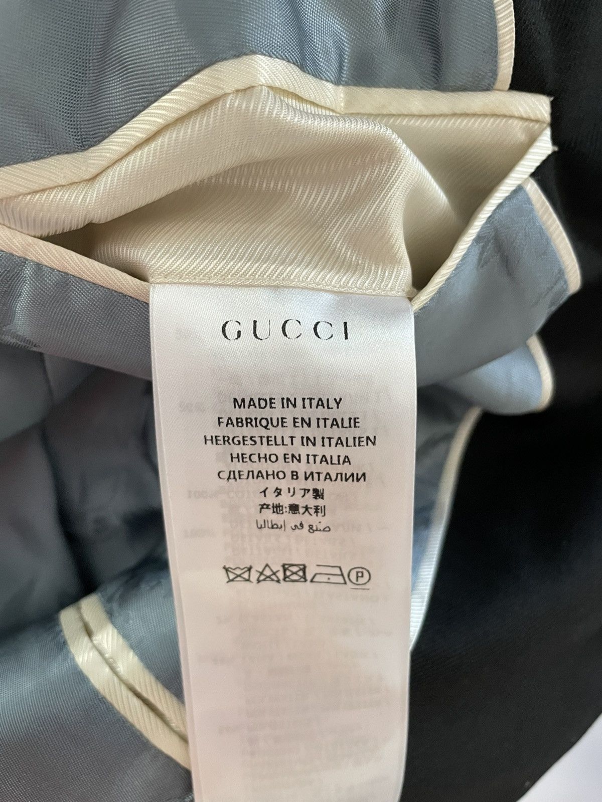 Gucci $4,450 NEW Rare Limited Edition Gucci Band Tux Blazer Jacket Size 50L - 10 Thumbnail
