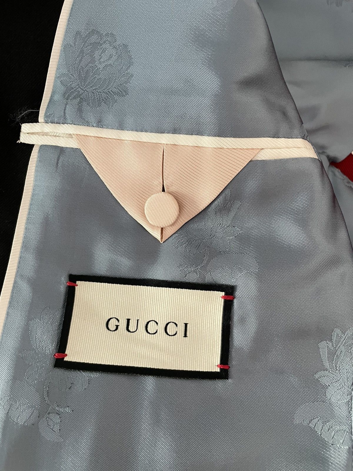 Gucci $4,450 NEW Rare Limited Edition Gucci Band Tux Blazer Jacket Size 50L - 19 Thumbnail