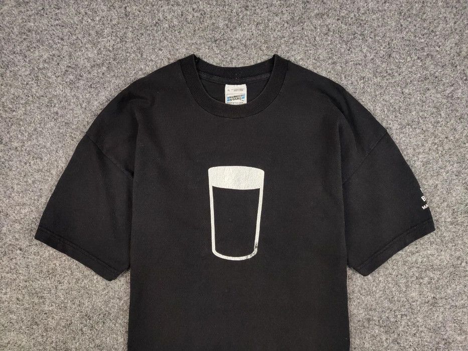 Vintage Vintage 90's Guinness Not Everything In Black&White T shirt Size US XL / EU 56 / 4 - 3 Thumbnail
