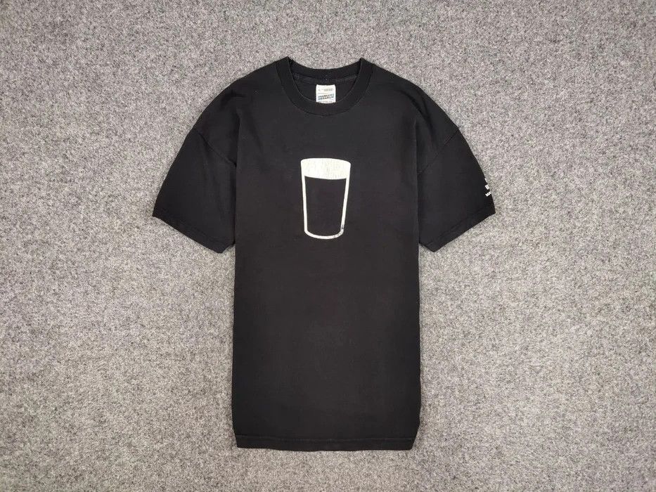 Vintage Vintage 90's Guinness Not Everything In Black&White T shirt Size US XL / EU 56 / 4 - 1 Thumbnail