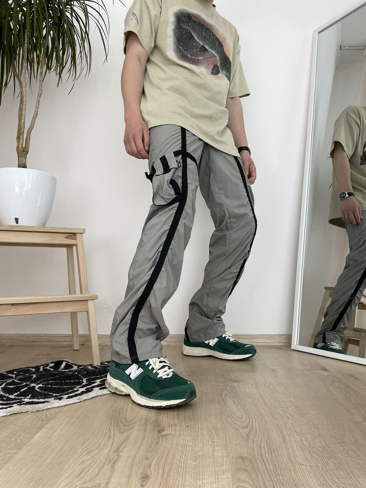Japanese Brand × Vintage Vintage Japanese Brand Metalic Pants Size US 29 - 11 Thumbnail