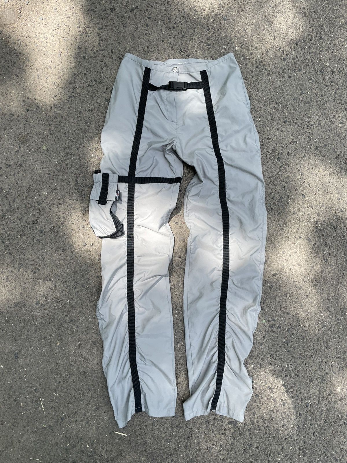 Japanese Brand × Vintage Vintage Japanese Brand Metalic Pants Size US 29 - 2 Thumbnail