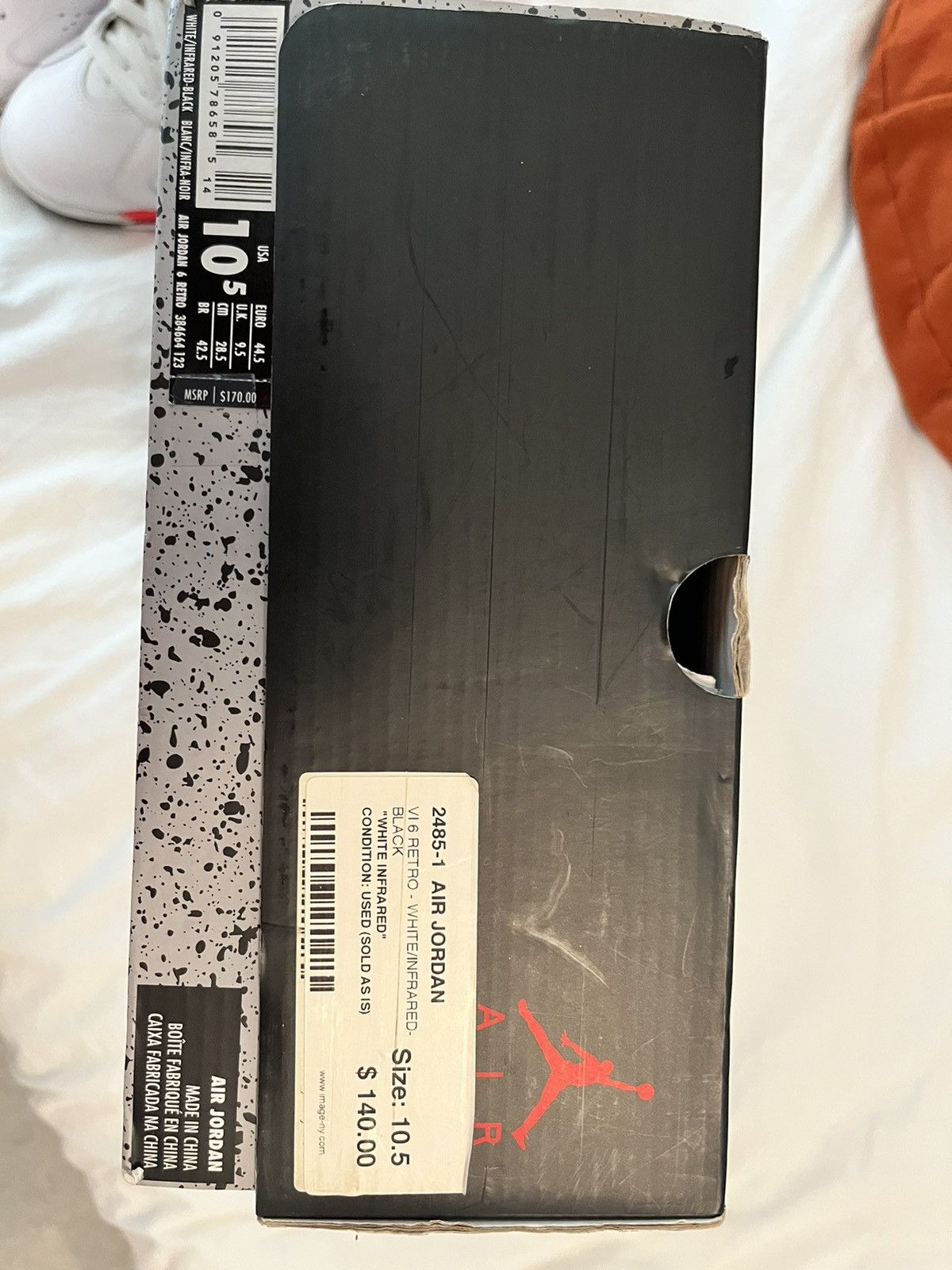 Jordan Brand Air Jordan 6 Retro Infrared 2014 Size US 10.5 / EU 43-44 - 2 Thumbnail