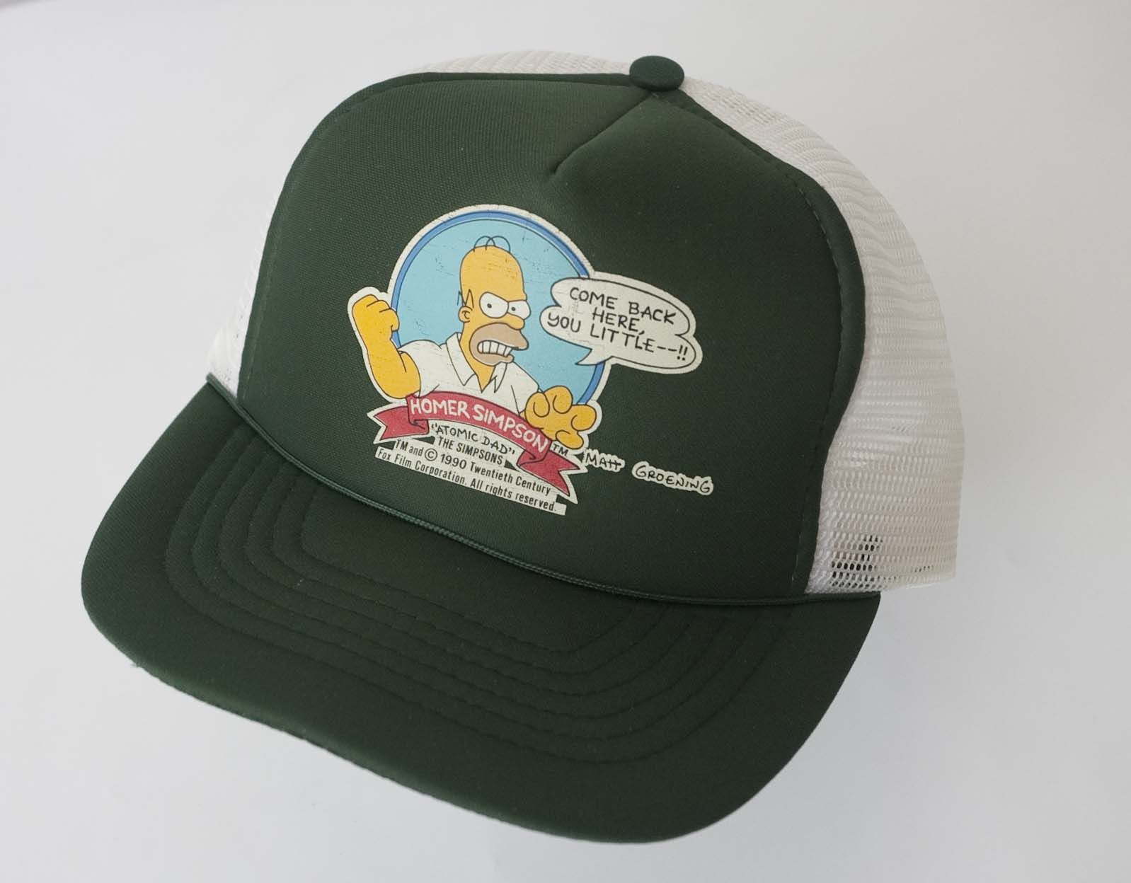 Cartoon Network × Vintage Homer The Simpsons Cap Atomic Dad Mesh Snapback Size S Size ONE SIZE - 1 Thumbnail