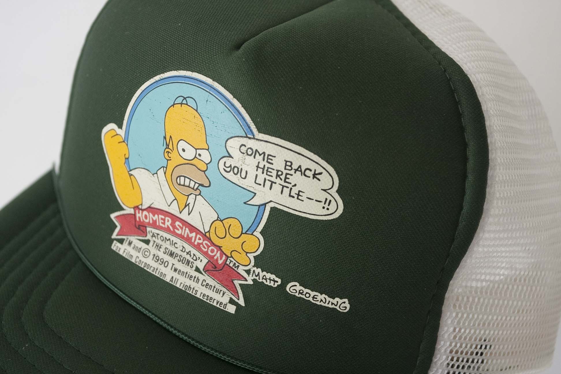 Cartoon Network × Vintage Homer The Simpsons Cap Atomic Dad Mesh Snapback Size S Size ONE SIZE - 2 Thumbnail