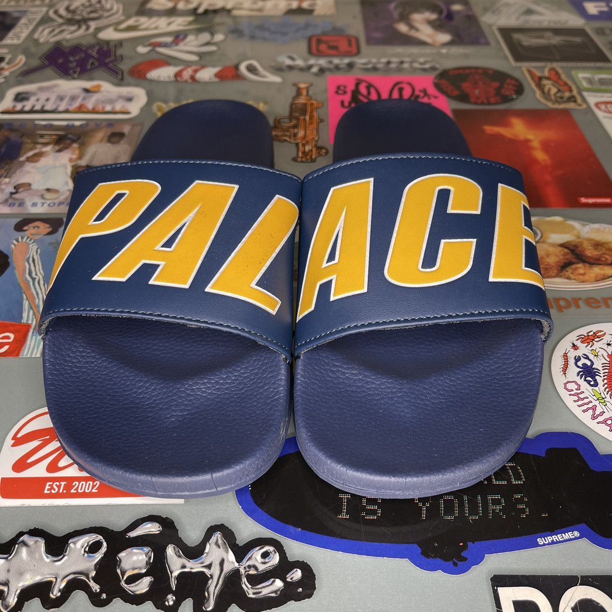 Palace Palace Slider Navy Size 9.5M Brand New Size US 9.5 / EU 42-43 - 1 Thumbnail