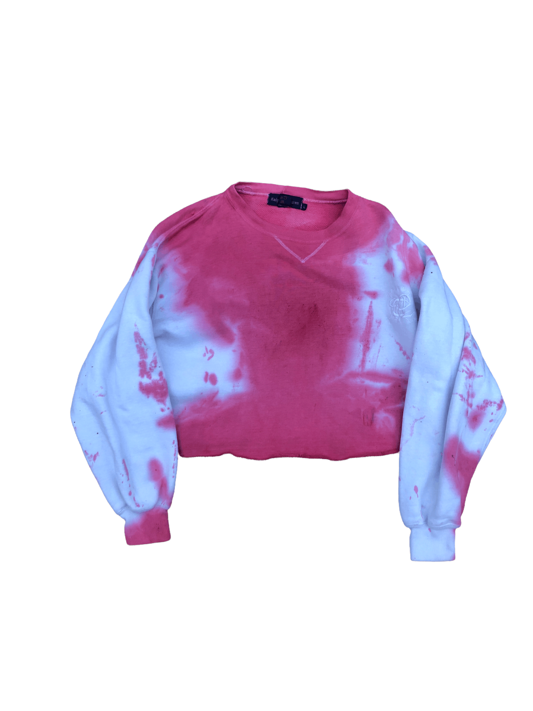 Vintage Polo Ralph Lauren Cropped Sweatshirt Large Women