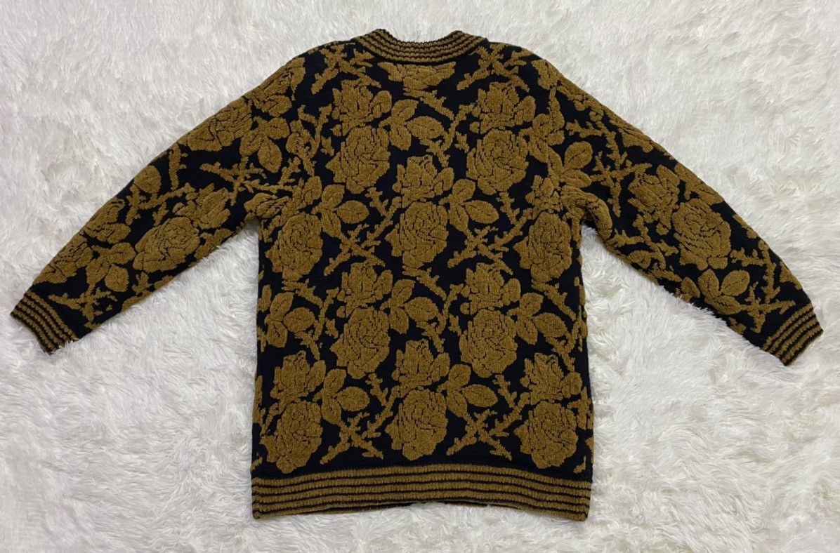 Japanese Brand Designer Label Ichioku Tapestry Floral Sweater Jacket Size US M / EU 48-50 / 2 - 7 Thumbnail