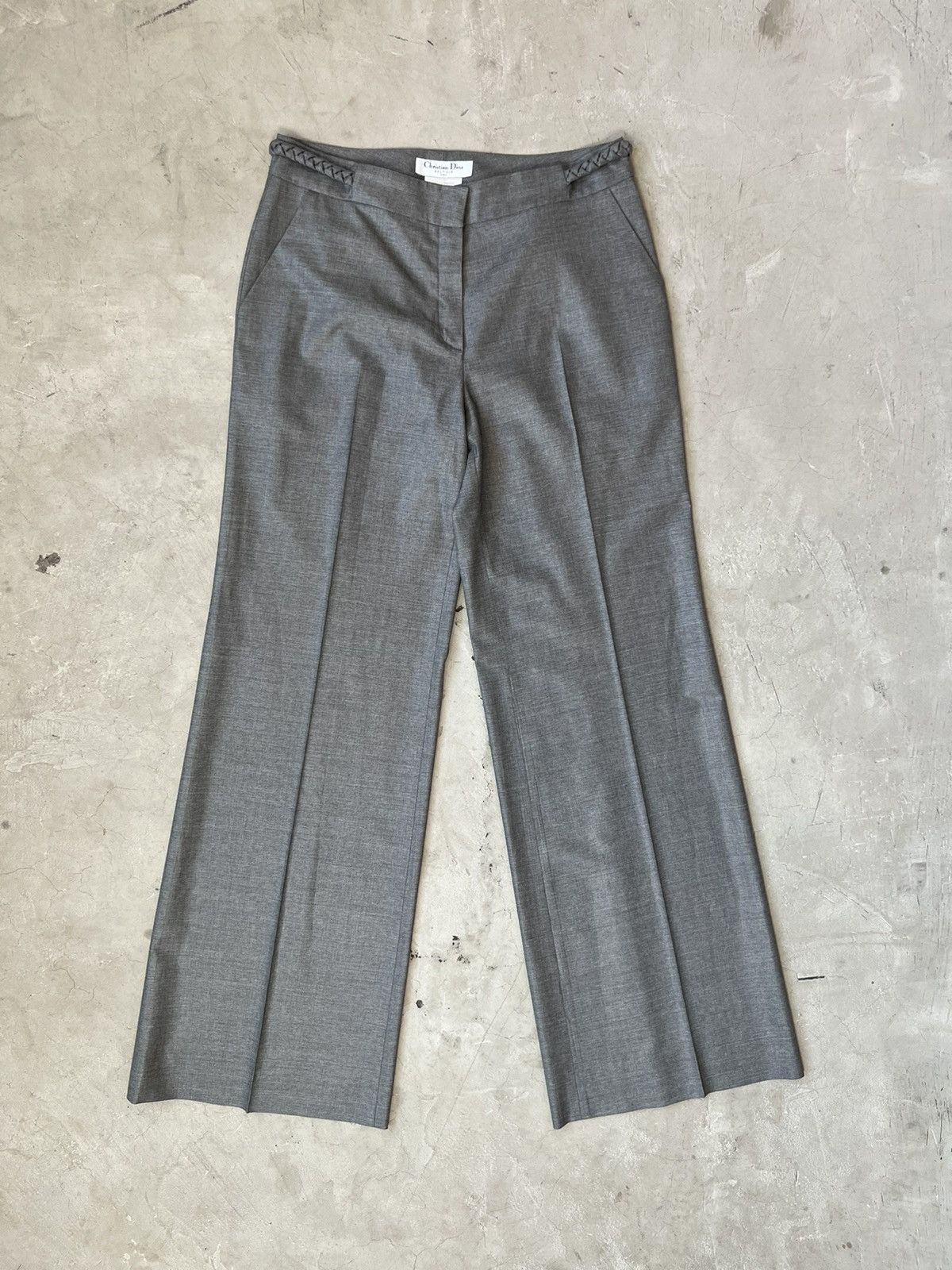 80’s Dior Women’s Braided Detail Trousers