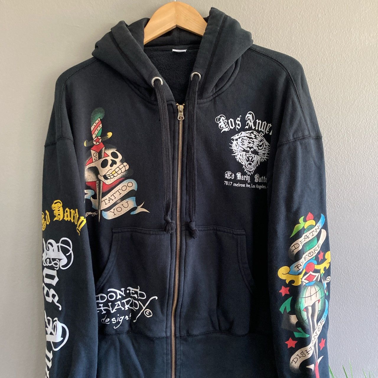 Christian Audigier Vintage style y2k Don • Ed Hardy tattoo Los Angeles