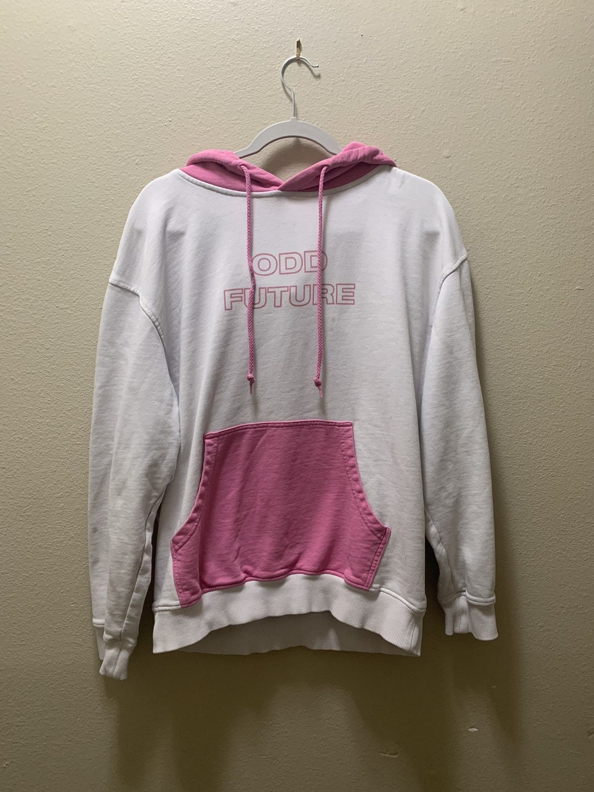 Odd future pink and cheap white hoodie