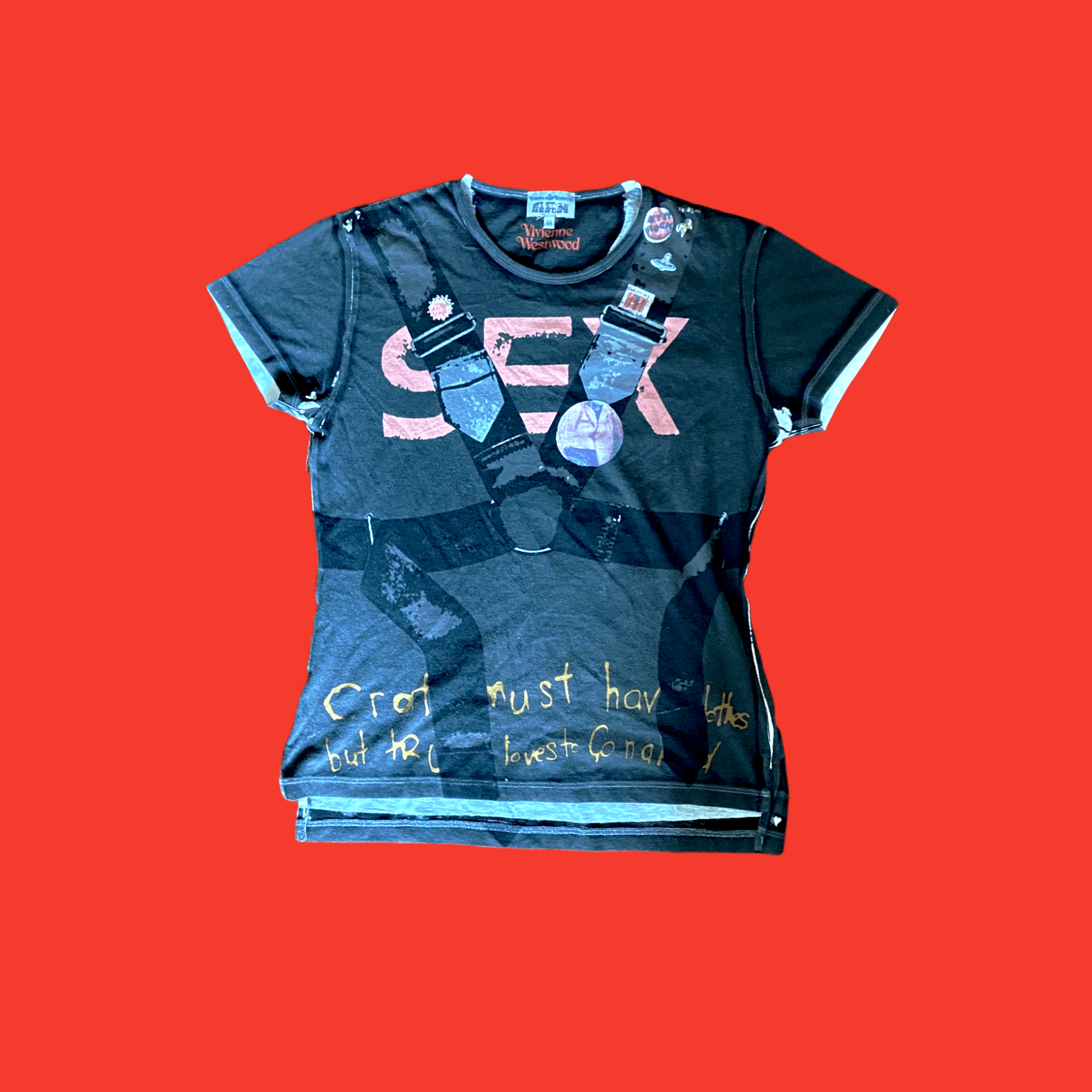 Vivienne Westwood SEX プリント パラシュートTシャツ