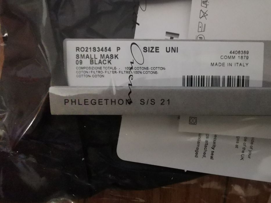 Rick Owens Rick Owens Ss21 Mask Face coverings Black | Grailed