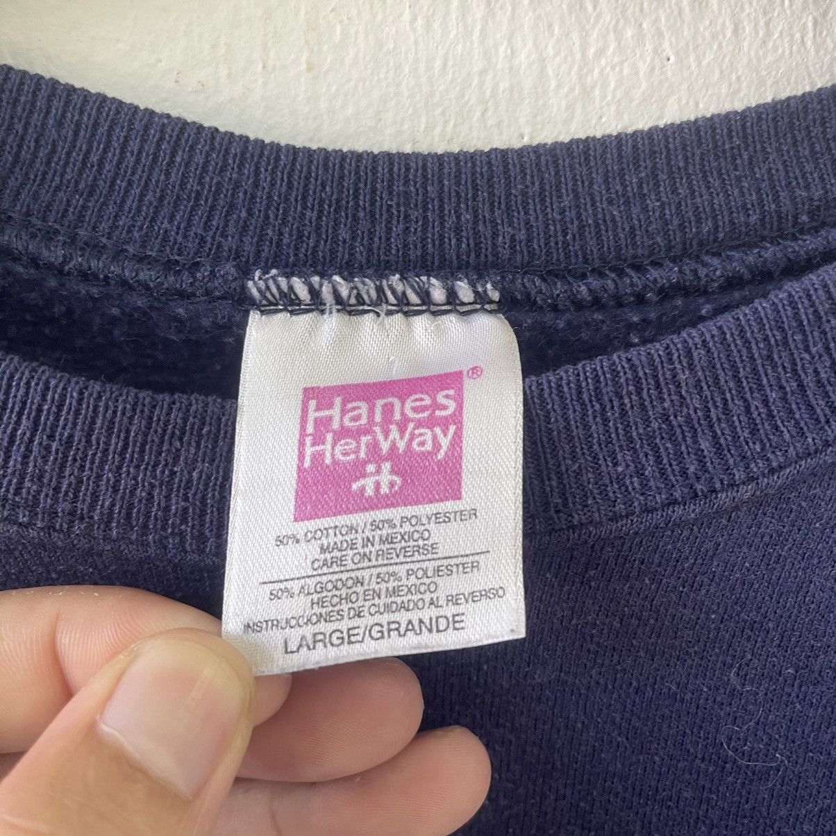 Hanes Vintage 90s Hanes Plain Crewneck Sweatshirt Size L Size US L / EU 52-54 / 3 - 6 Thumbnail