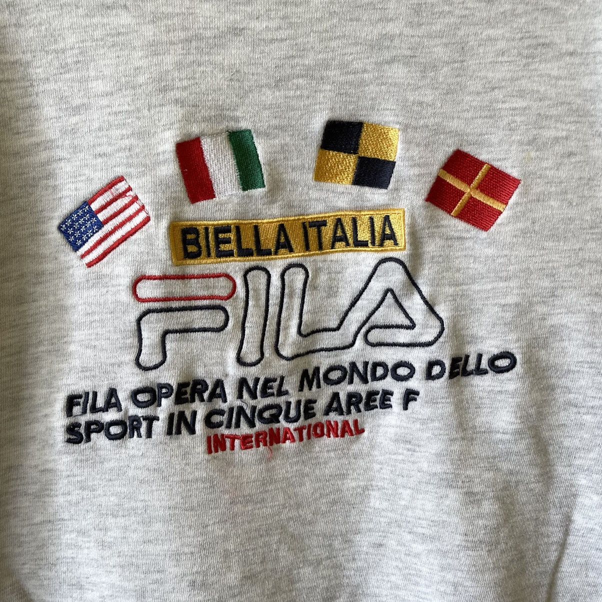 Fila × Vintage Vintage 90s Fila Embroidered Logo Crewneck Sweatshirt Size M Size US M / EU 48-50 / 2 - 5 Thumbnail