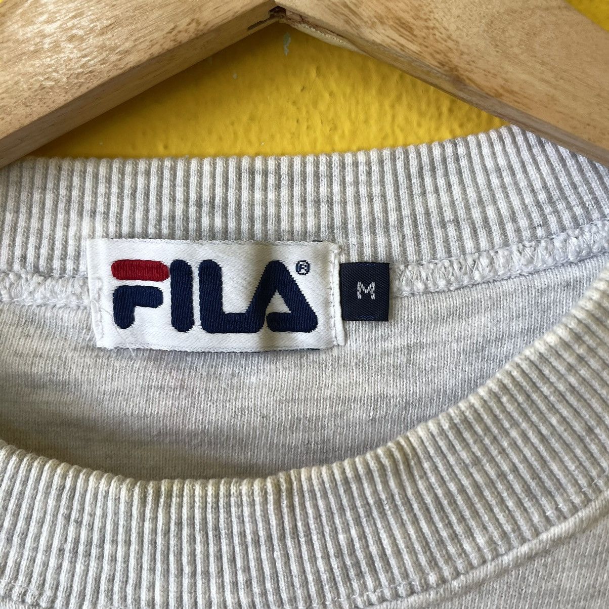 Fila × Vintage Vintage 90s Fila Embroidered Logo Crewneck Sweatshirt Size M Size US M / EU 48-50 / 2 - 9 Thumbnail