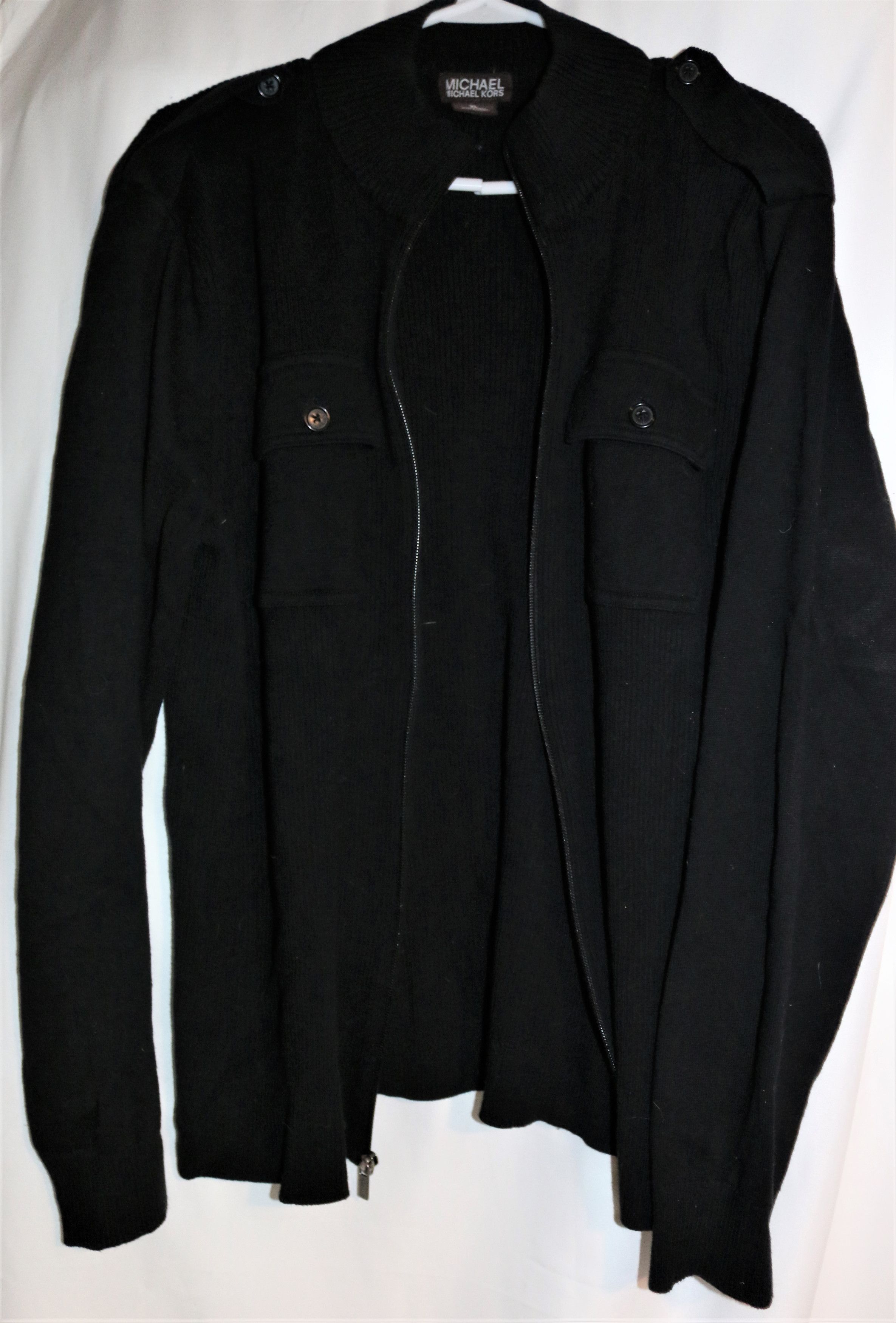 Michael Kors Vintage Sweater - Shirt - Thick 100% Cotton + Zip Size US XL / EU 56 / 4 - 8 Thumbnail