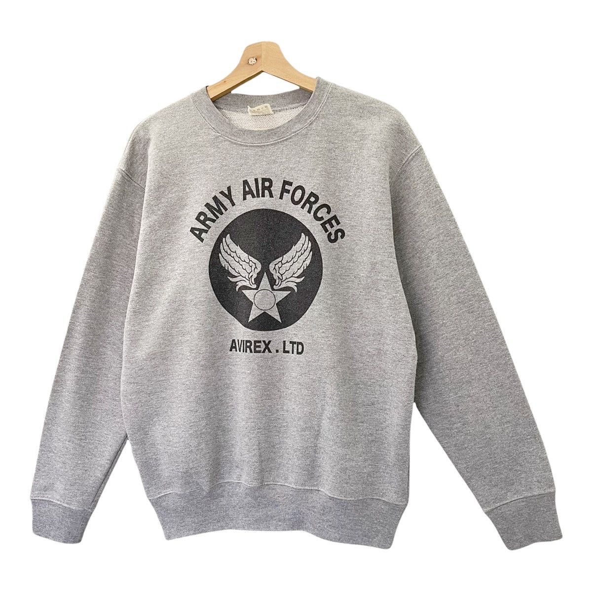 Avirex 90s Army Force Avirex Usa Crewneck Sweatshirt Size M Size US M / EU 48-50 / 2 - 3 Thumbnail
