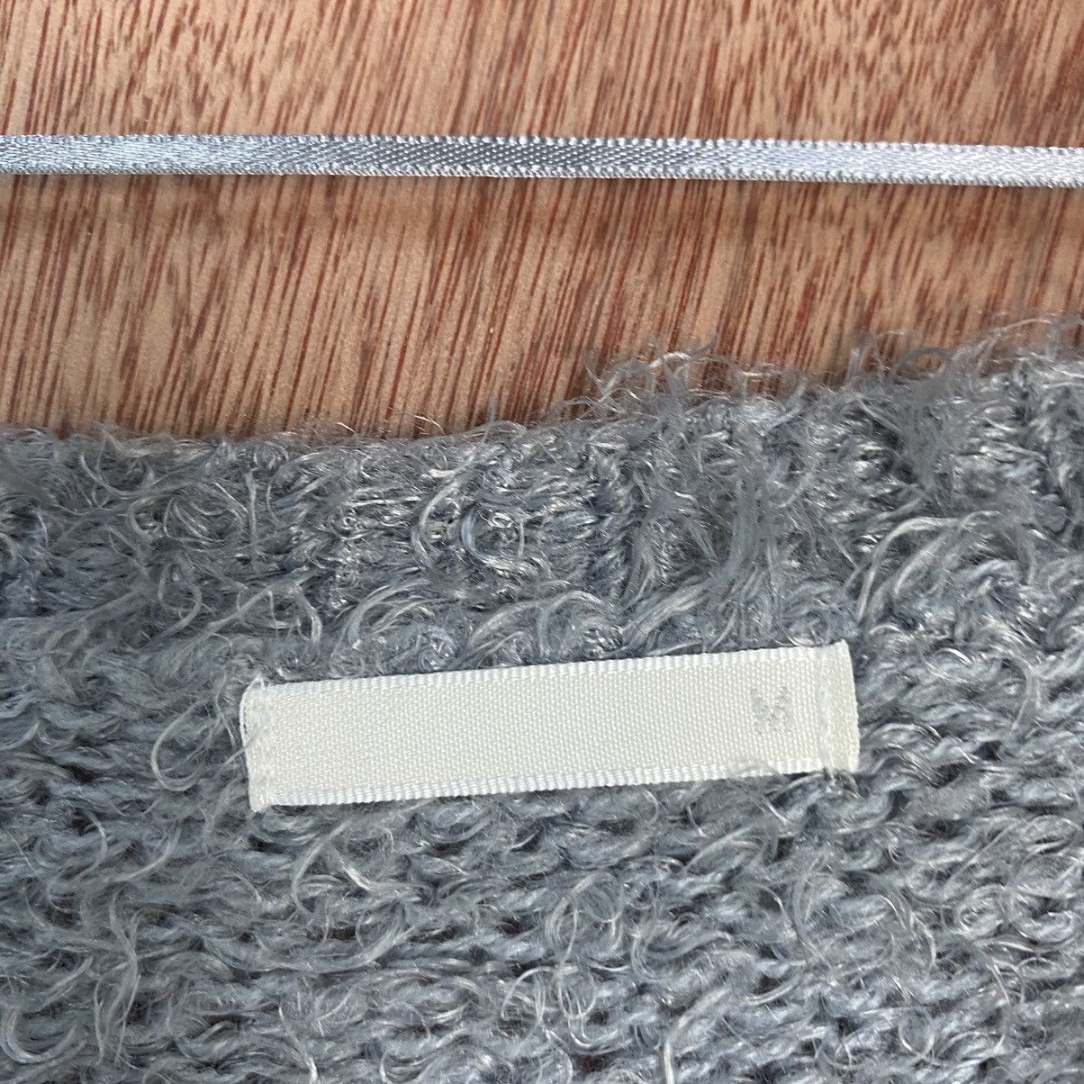 Homespun Knitwear GU Japan Grey Mohair Shag Shaggy fur Knitwear Size US M / EU 48-50 / 2 - 9 Thumbnail