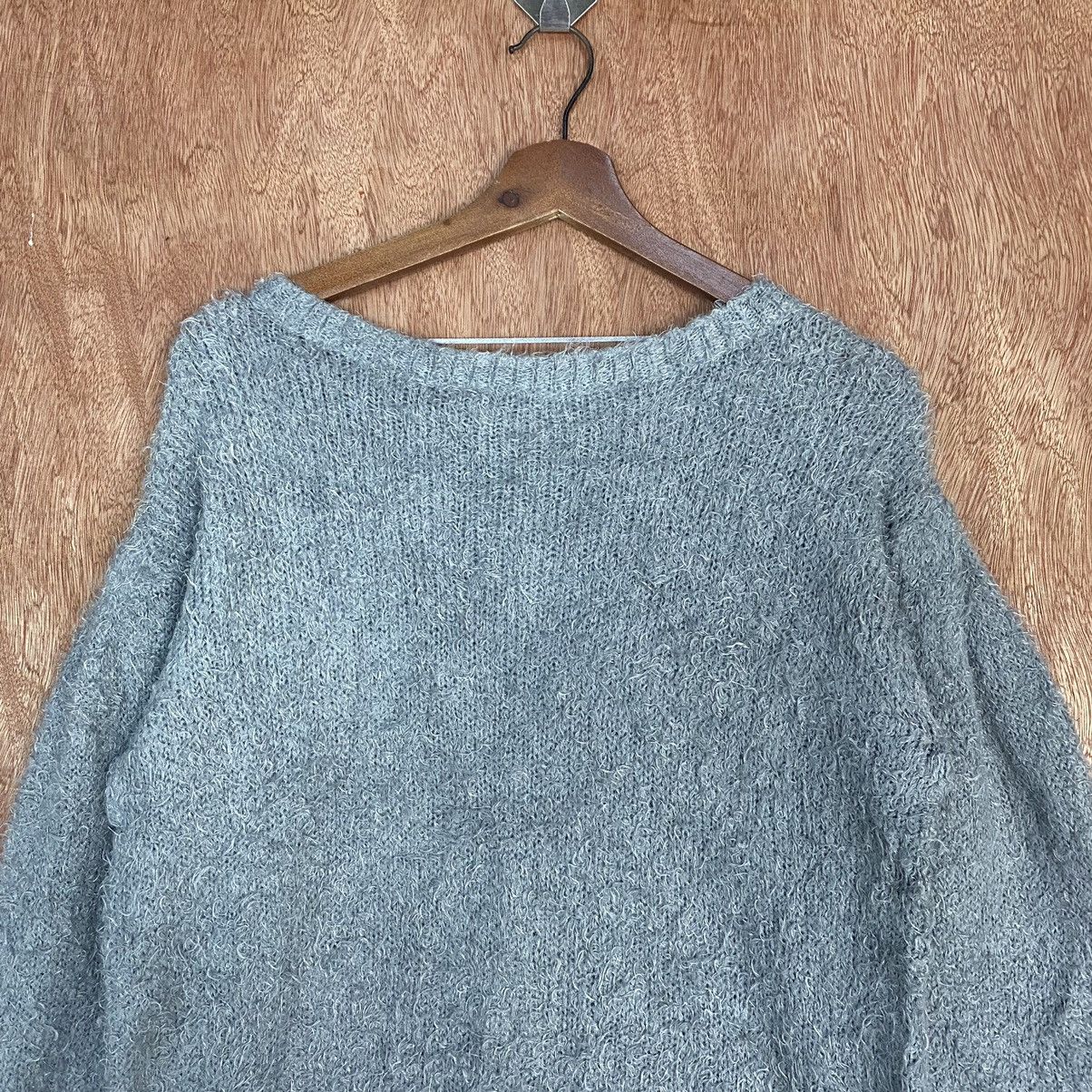 Homespun Knitwear GU Japan Grey Mohair Shag Shaggy fur Knitwear Size US M / EU 48-50 / 2 - 8 Thumbnail
